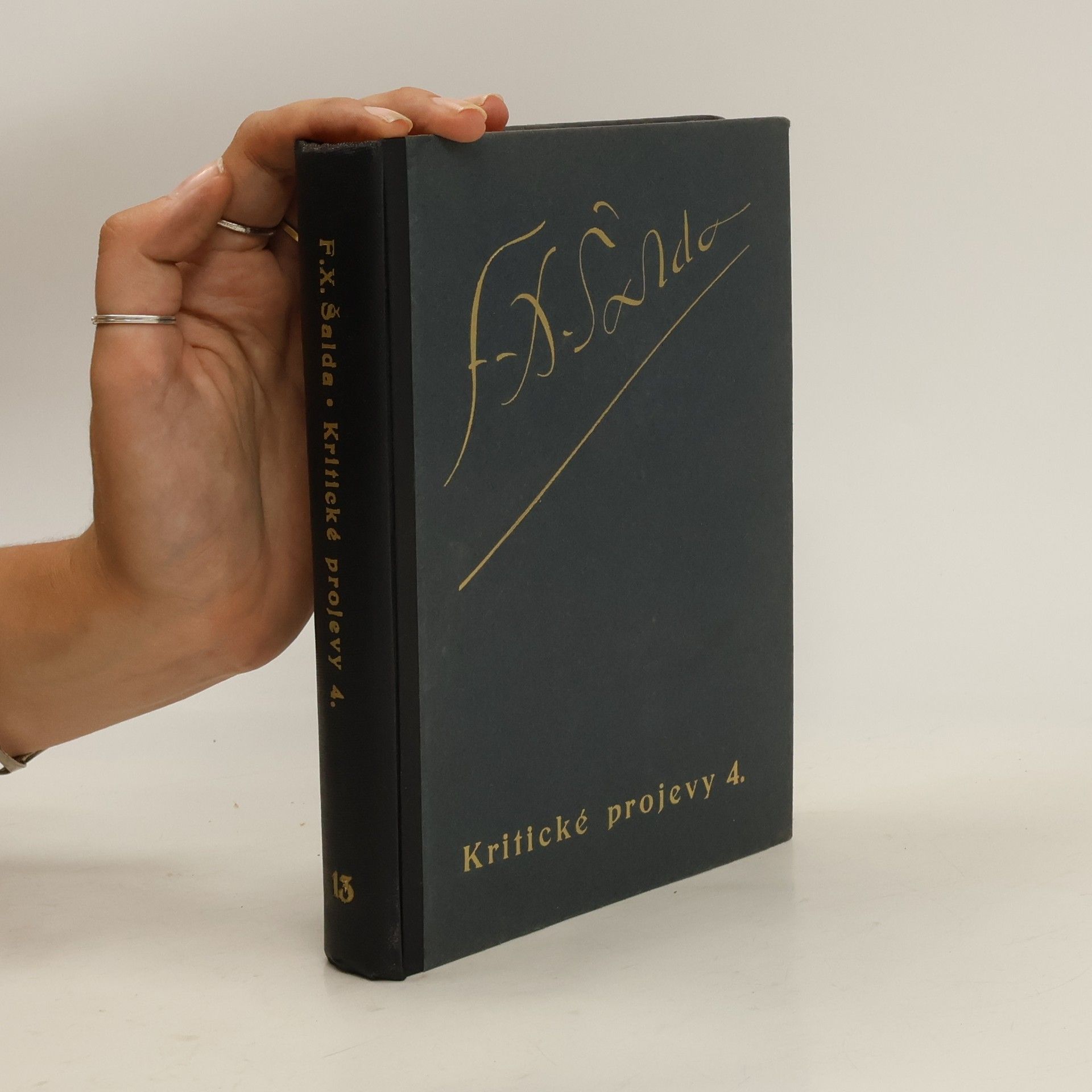 František Xaver Šalda Kritické projevy 4. 1898-1900