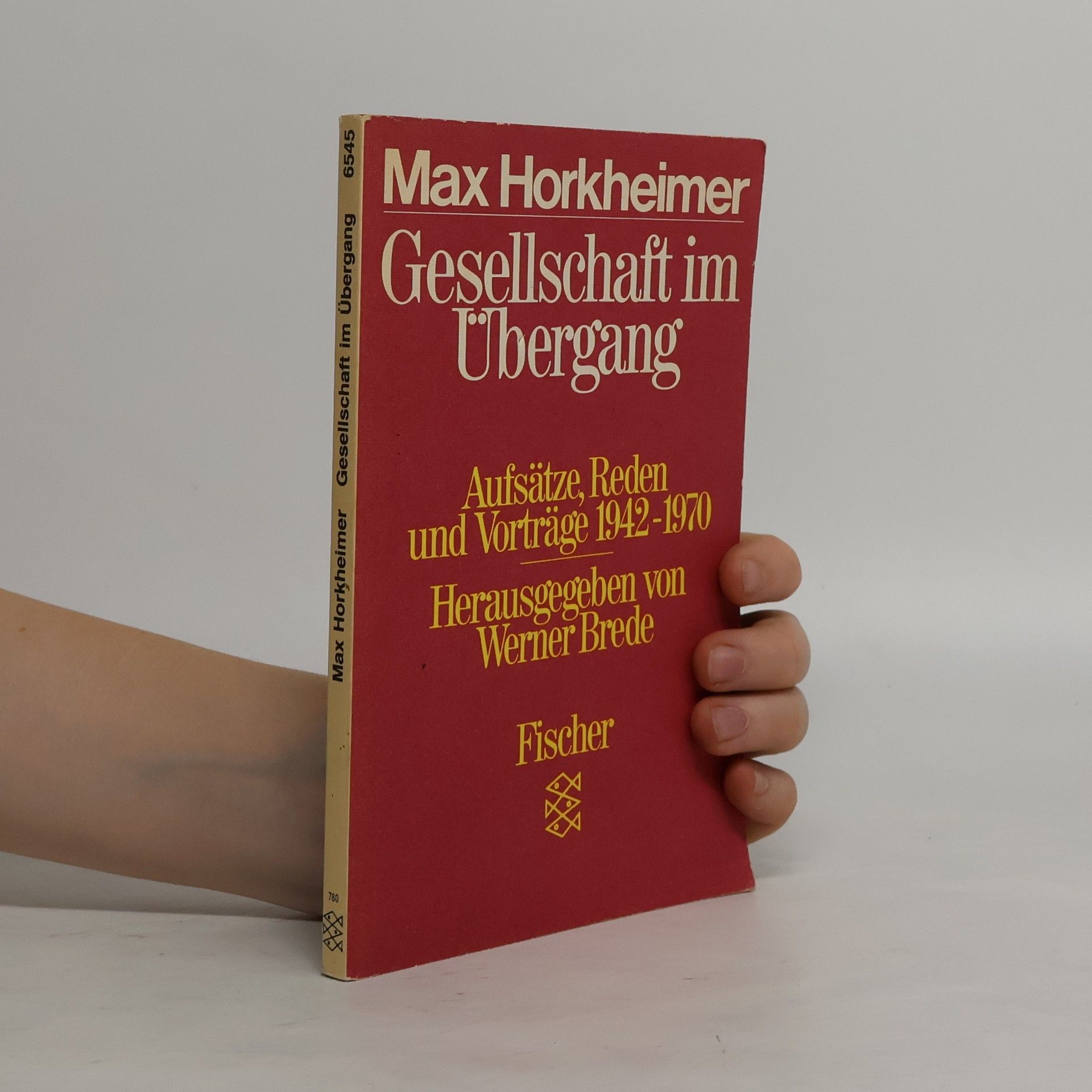 Max Horkheimer Gesellschaft im Übergang
