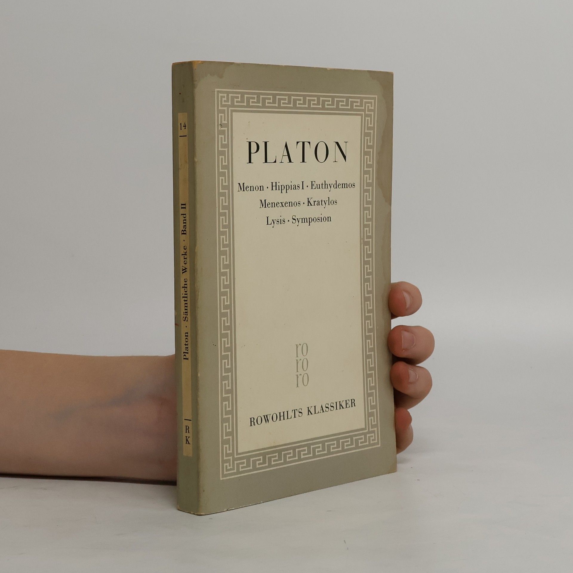 Platón Platon Sämtliche Werke: Band 2