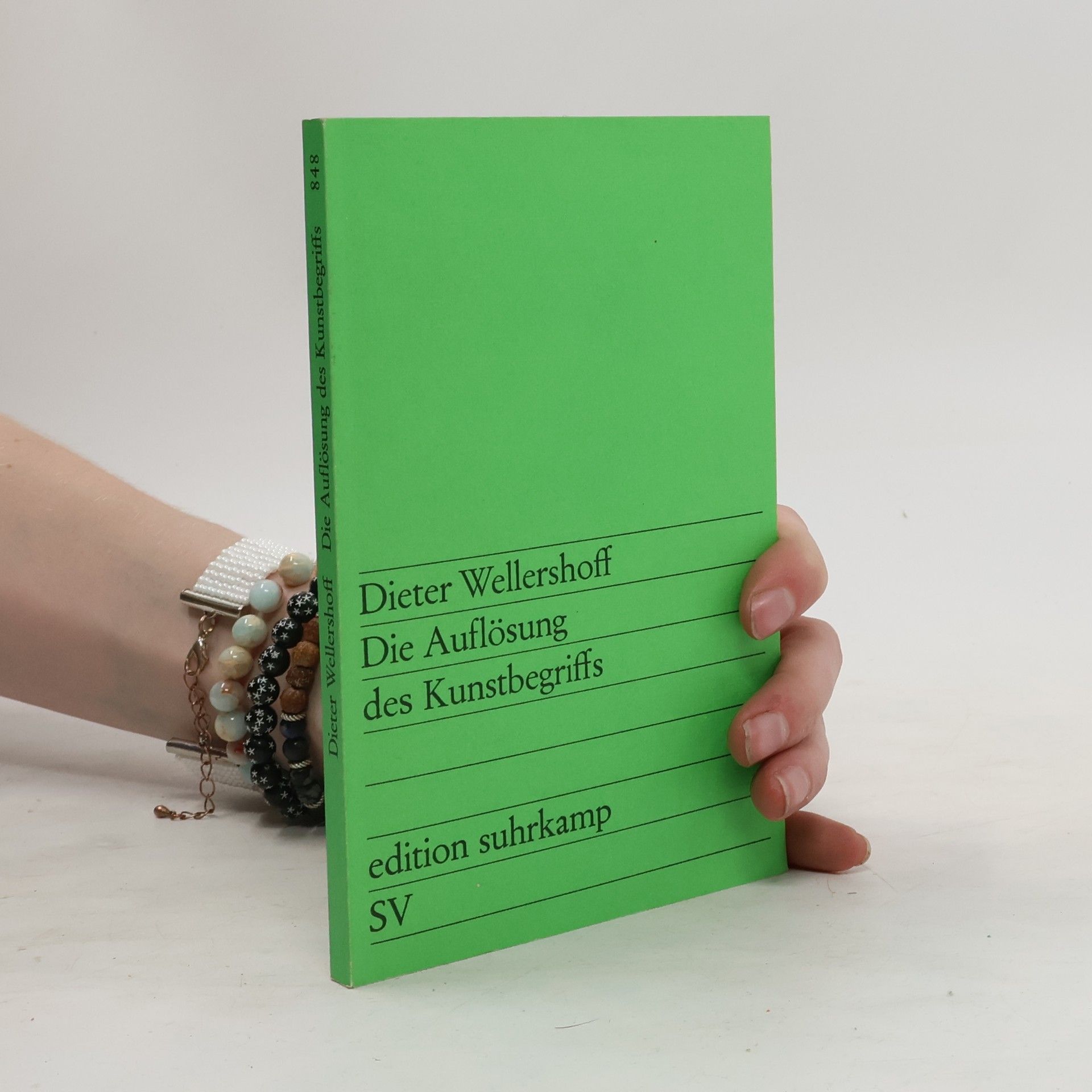 Dieter Wellershoff Die Auflösung des Kunstbegriffs