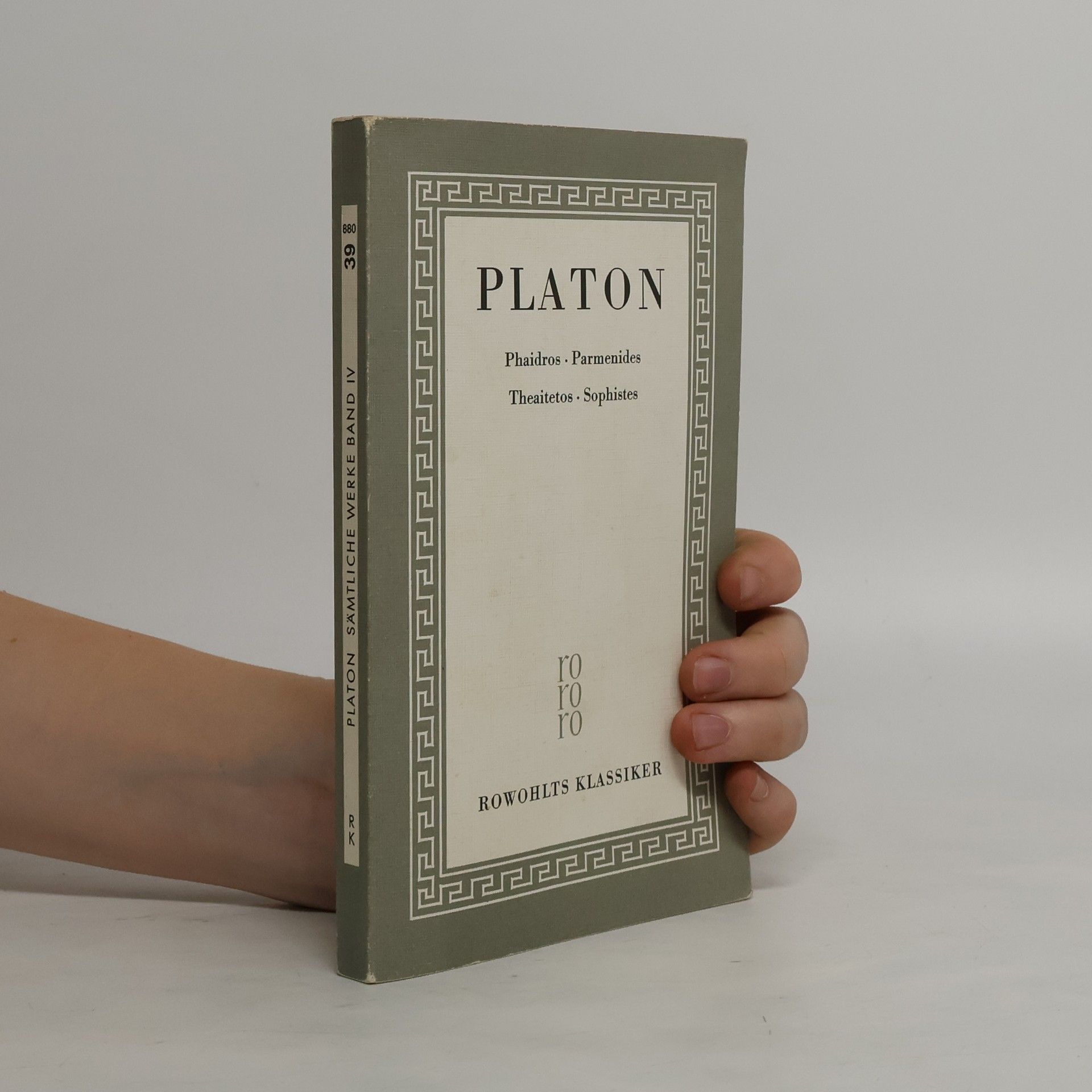Platón Sämtliche Werke IV.