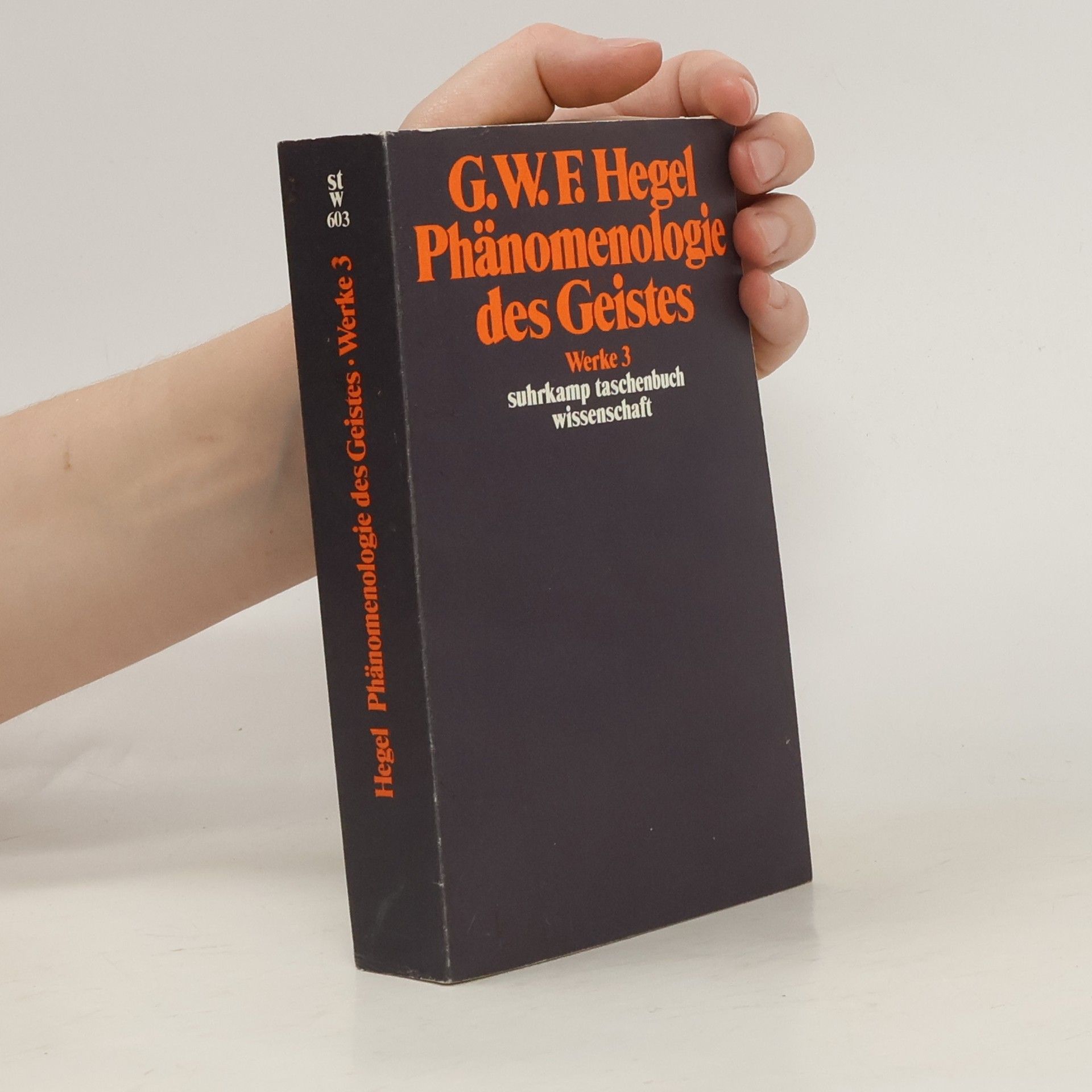 Georg Wilhelm Friedrich Hegel Phänomenologie des Geistes. Werke 3
