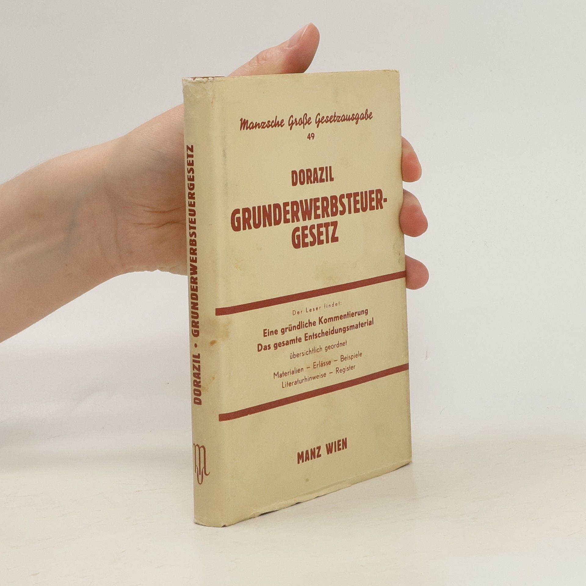 Wilfried Dorazil Grunderwerbsteuergesetz