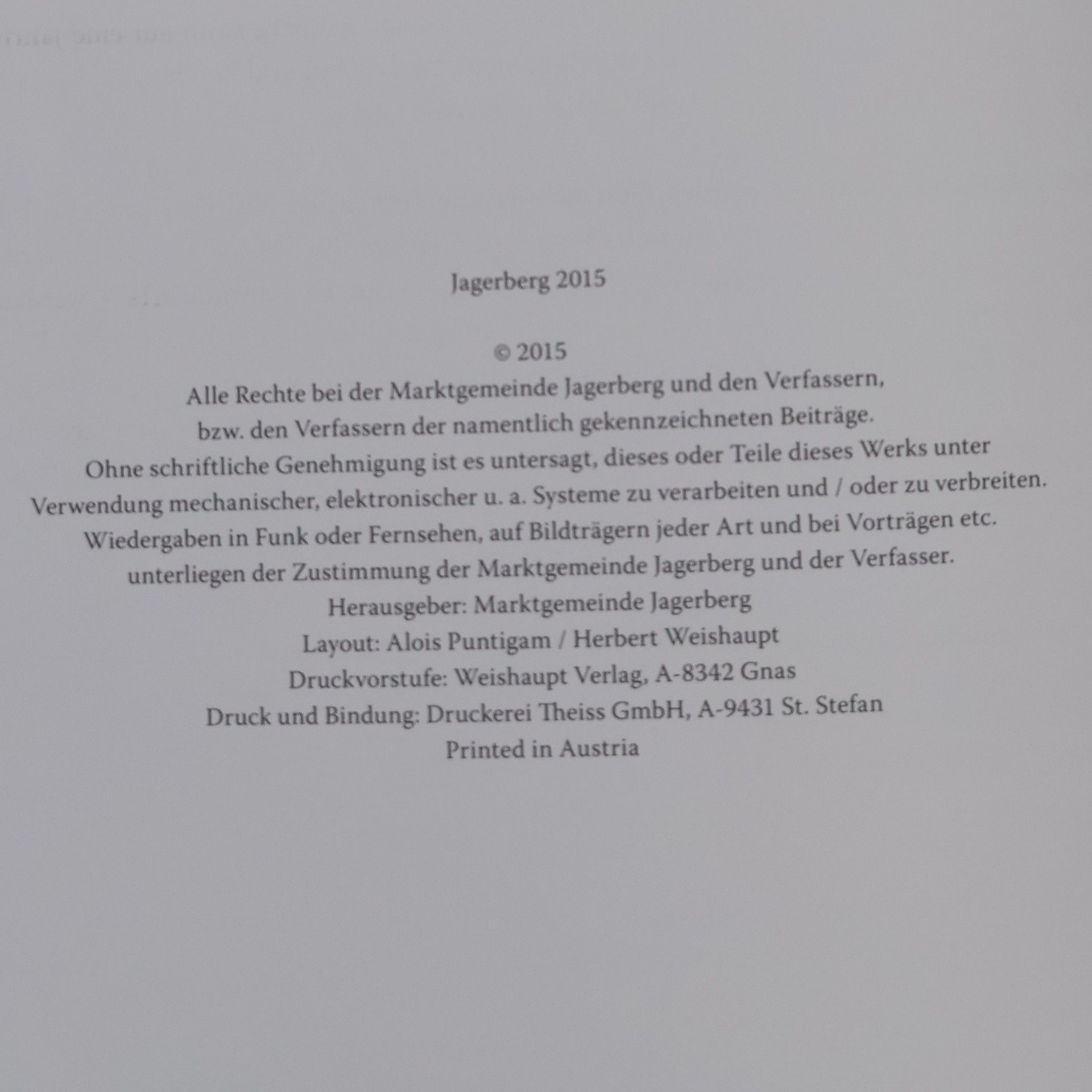 kolektiv Heimatbuch der Marktgemeinde Jagerberg
