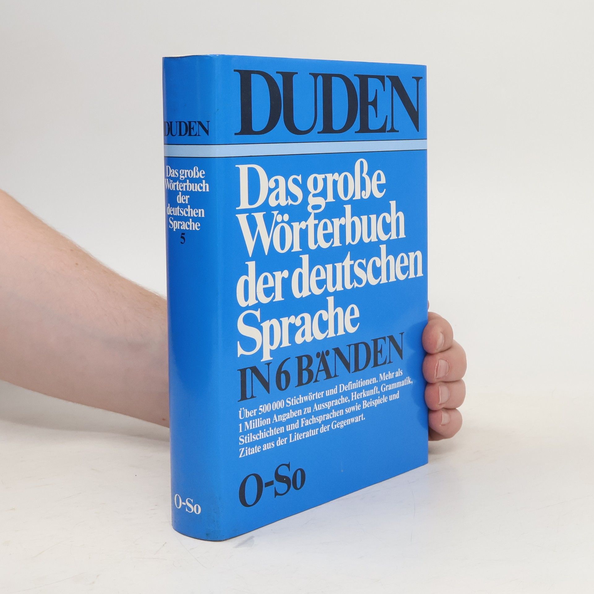 Günther Drosdowski Duden. Das grosse Wörterbuch der deutschen Sprache. 5