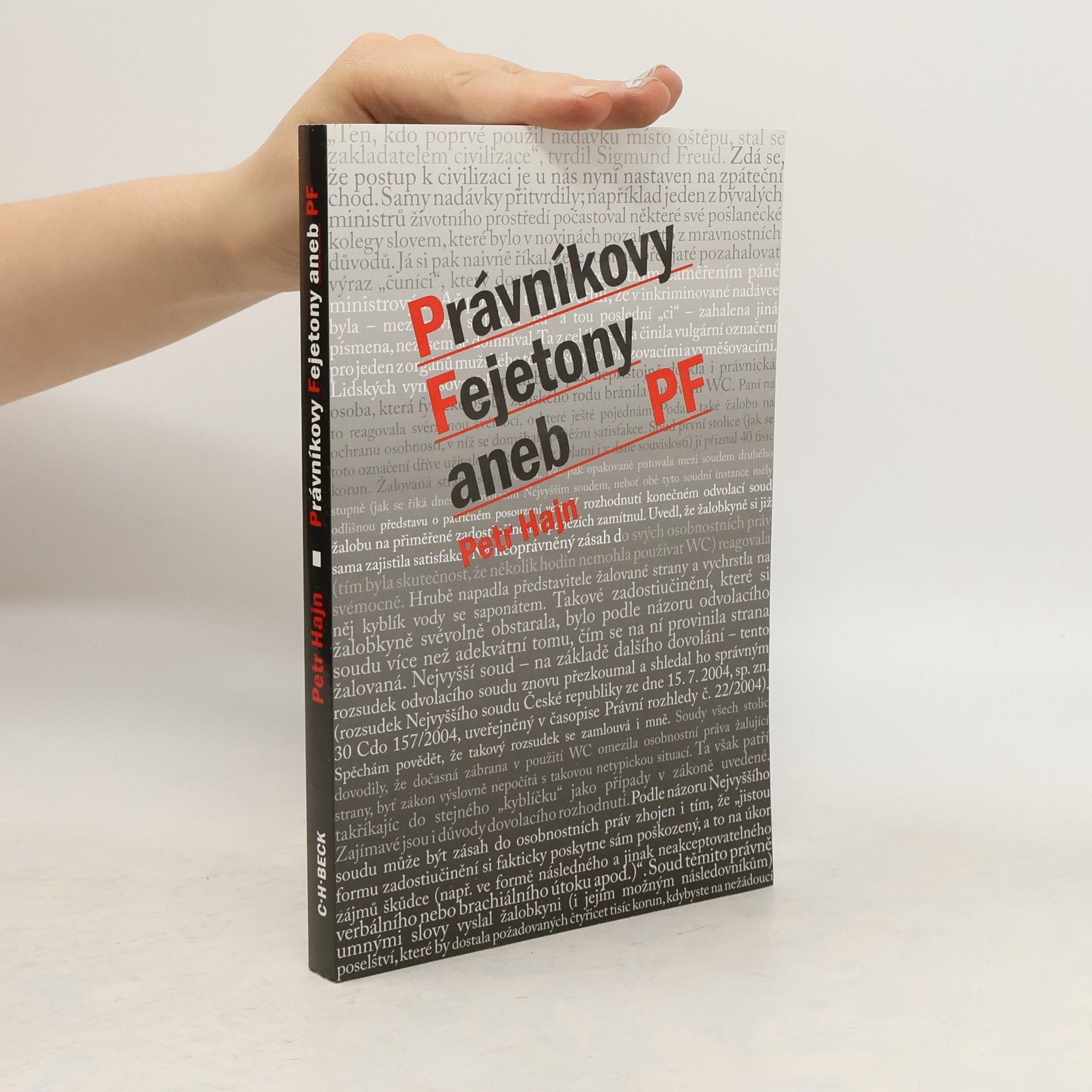 Petr Hajn Právníkovy fejetony, aneb, PF