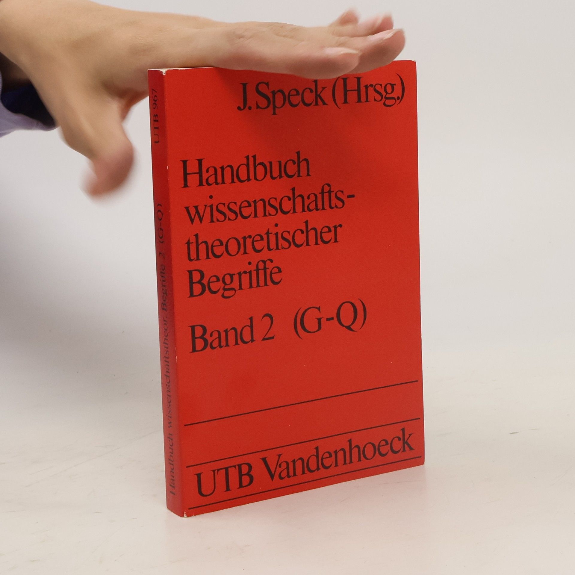 Autorenkollektiv Handbuch wissenschaftstheoretischer Begriffe