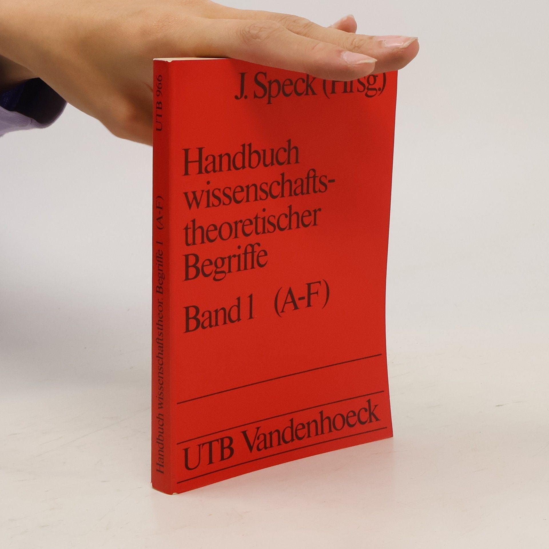 Autorenkollektiv Handbuch wissenschaftstheoretischer Begriffe