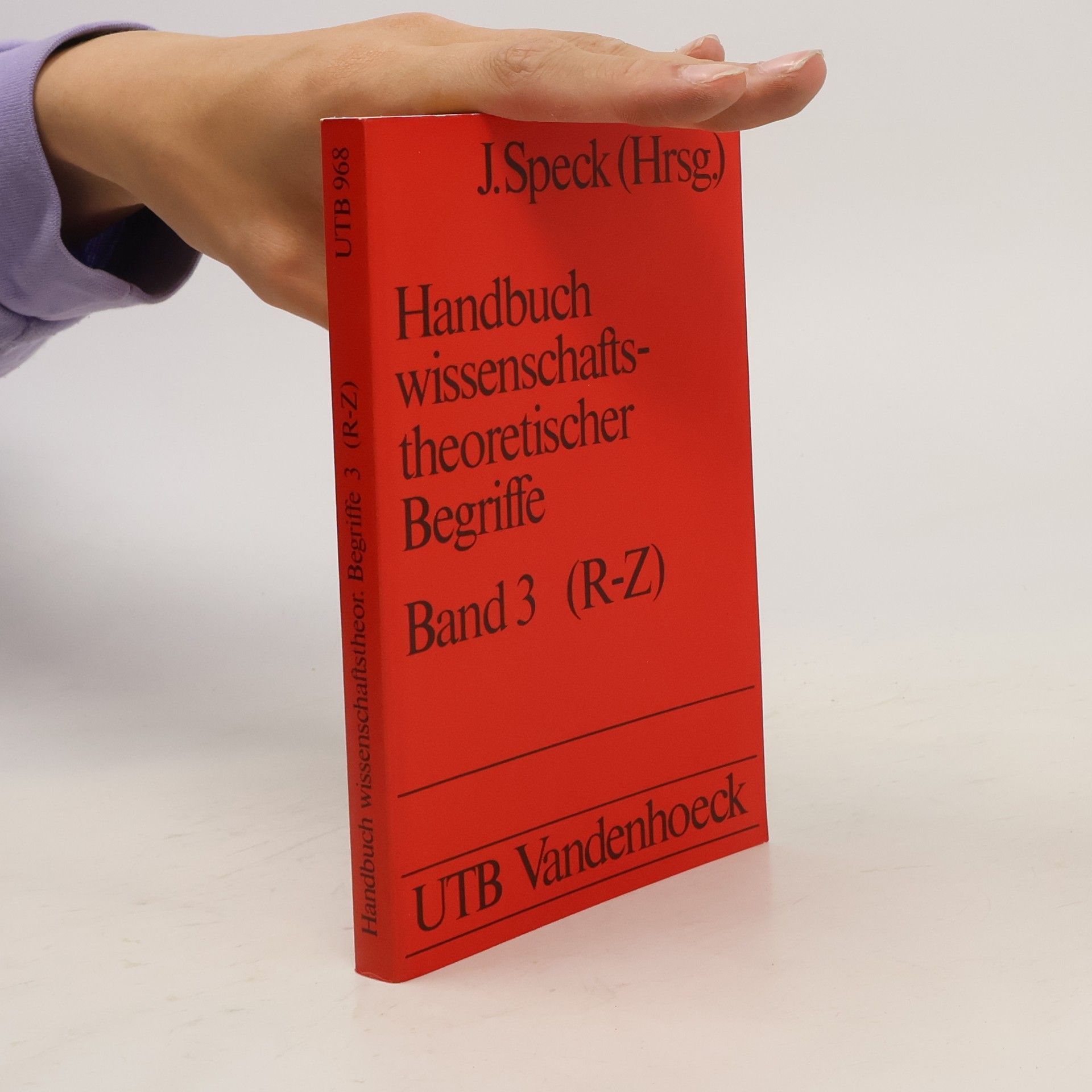 Autorenkollektiv Handbuch wissenschaftstheoretischer Begriffe
