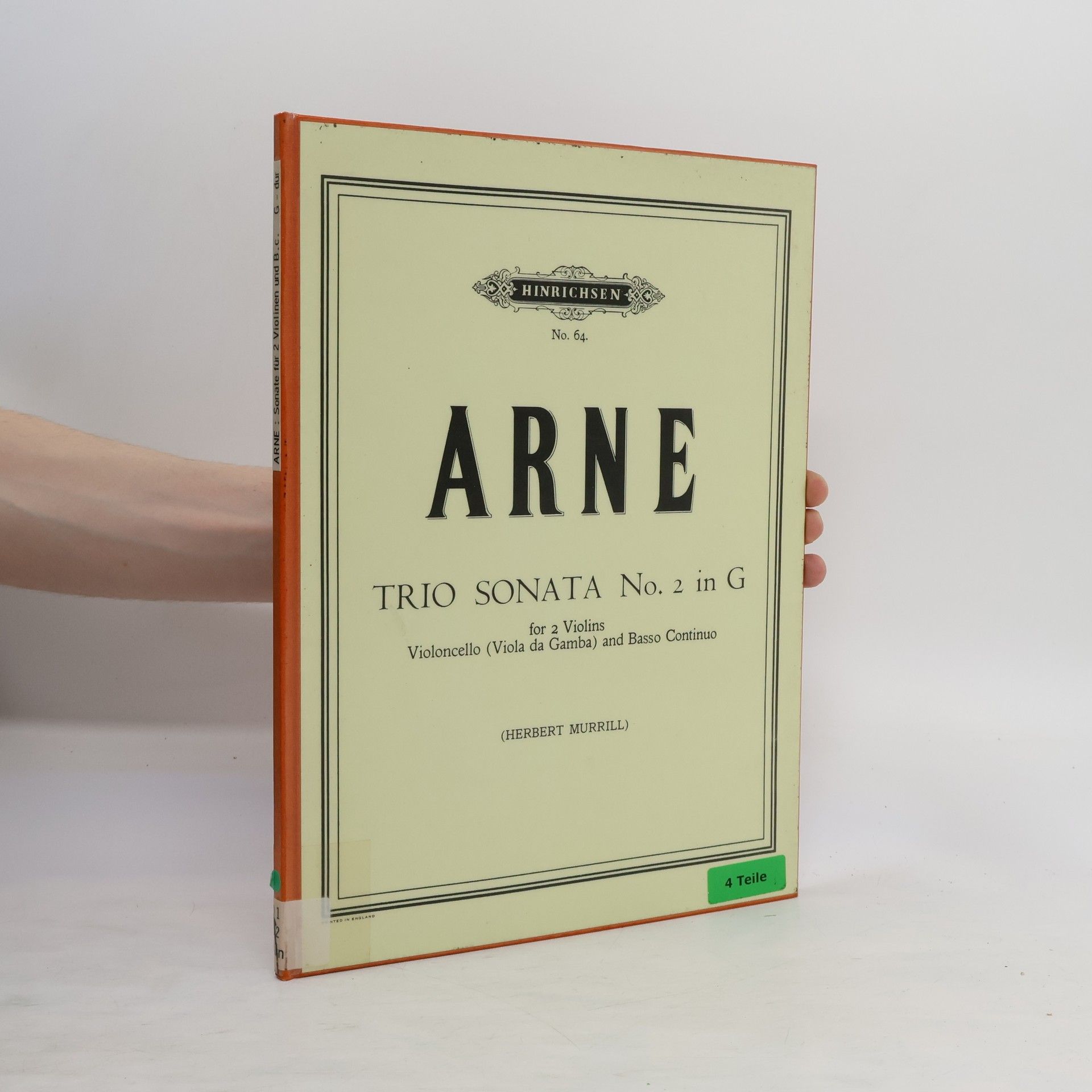 Herbert Murrill Arne, Trio Sonata No. 2 in G
