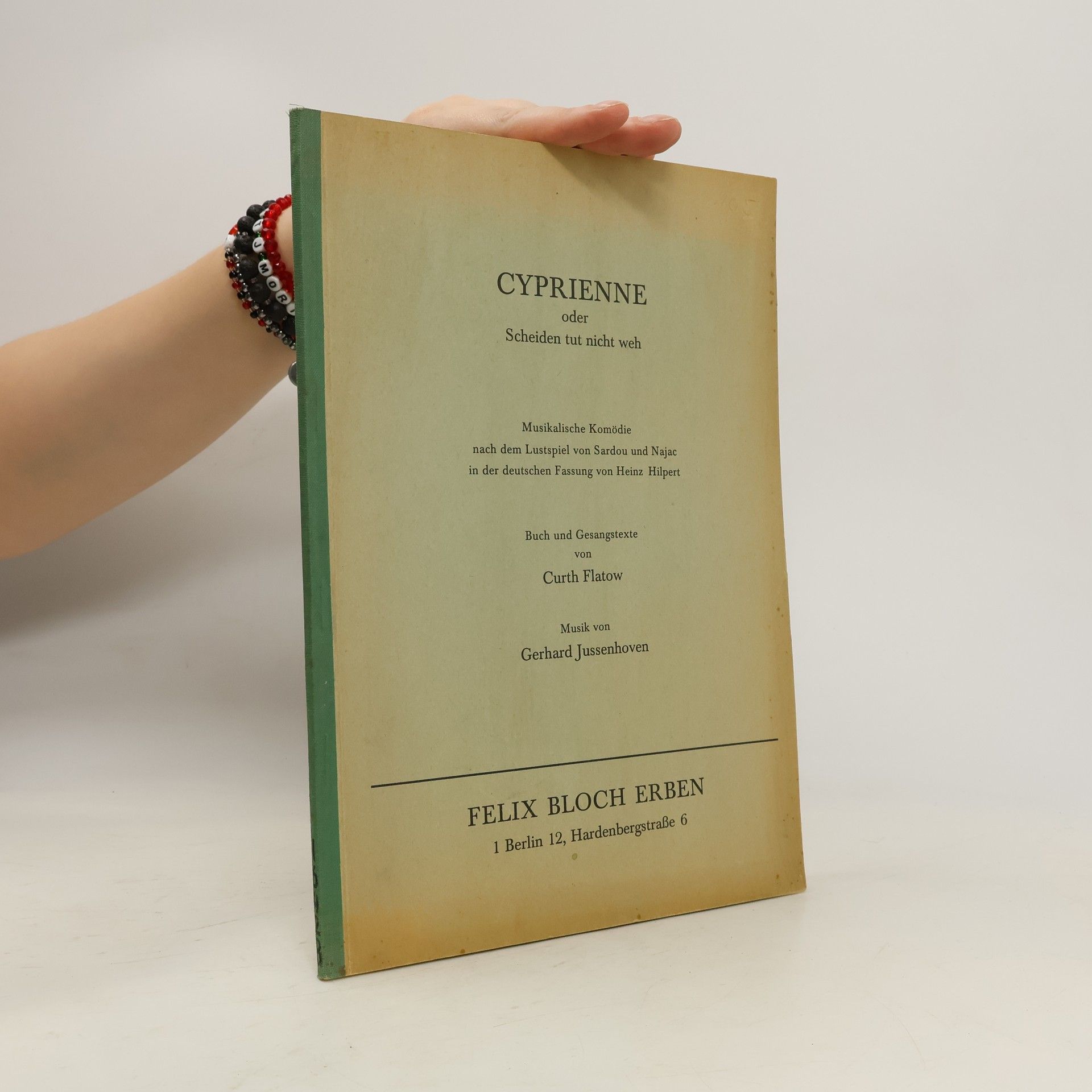 Curth Flatow Cyprienne oder Scheiden tut nicht weh