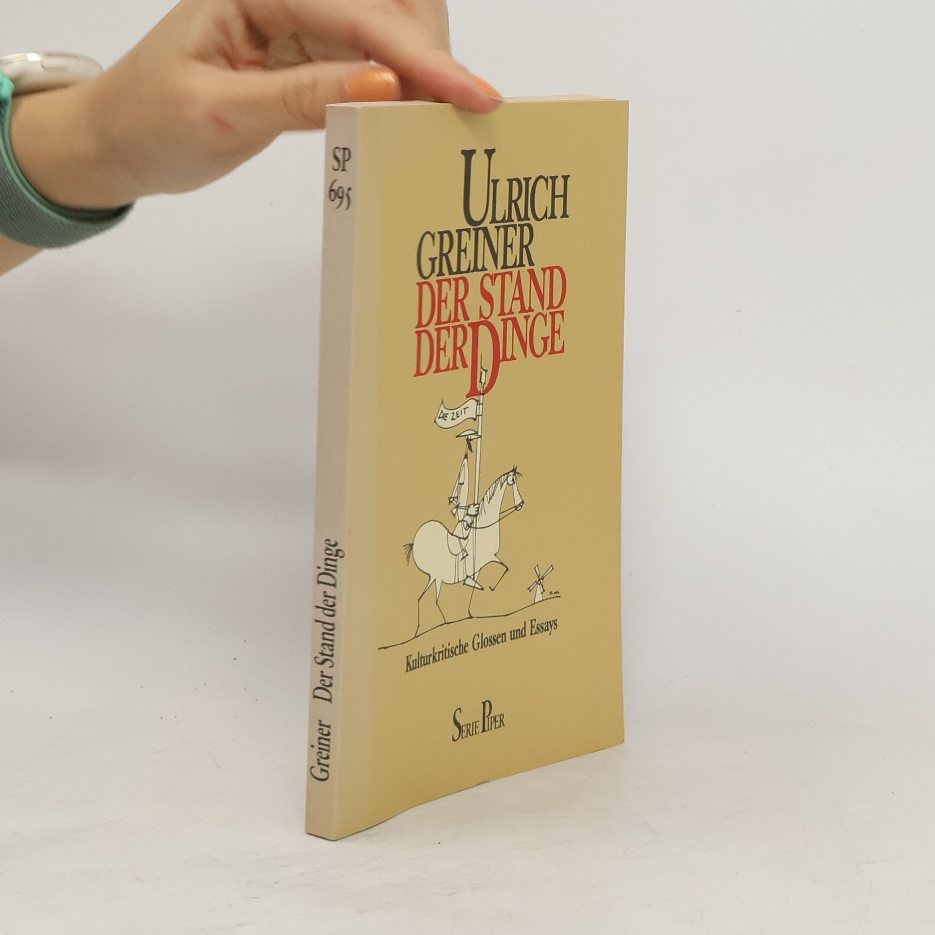 Ulrich Greiner Der Stand der Dinge