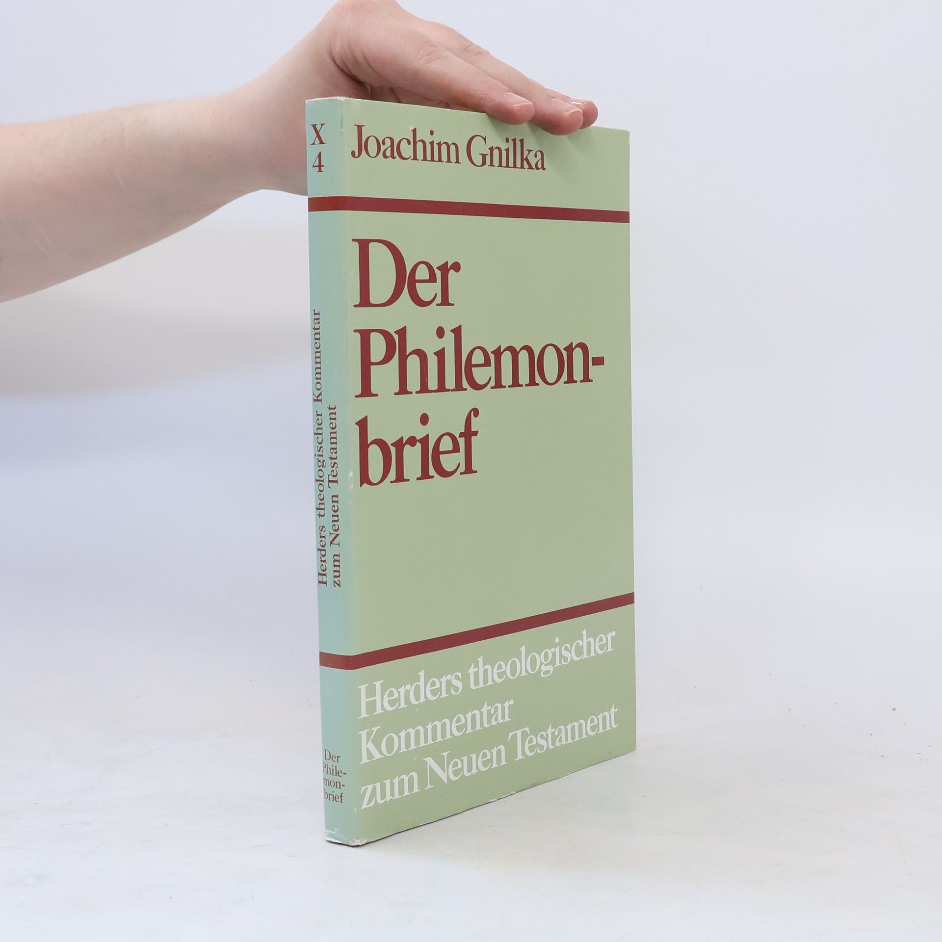 Joachim Gnilka Der Philemonbrief