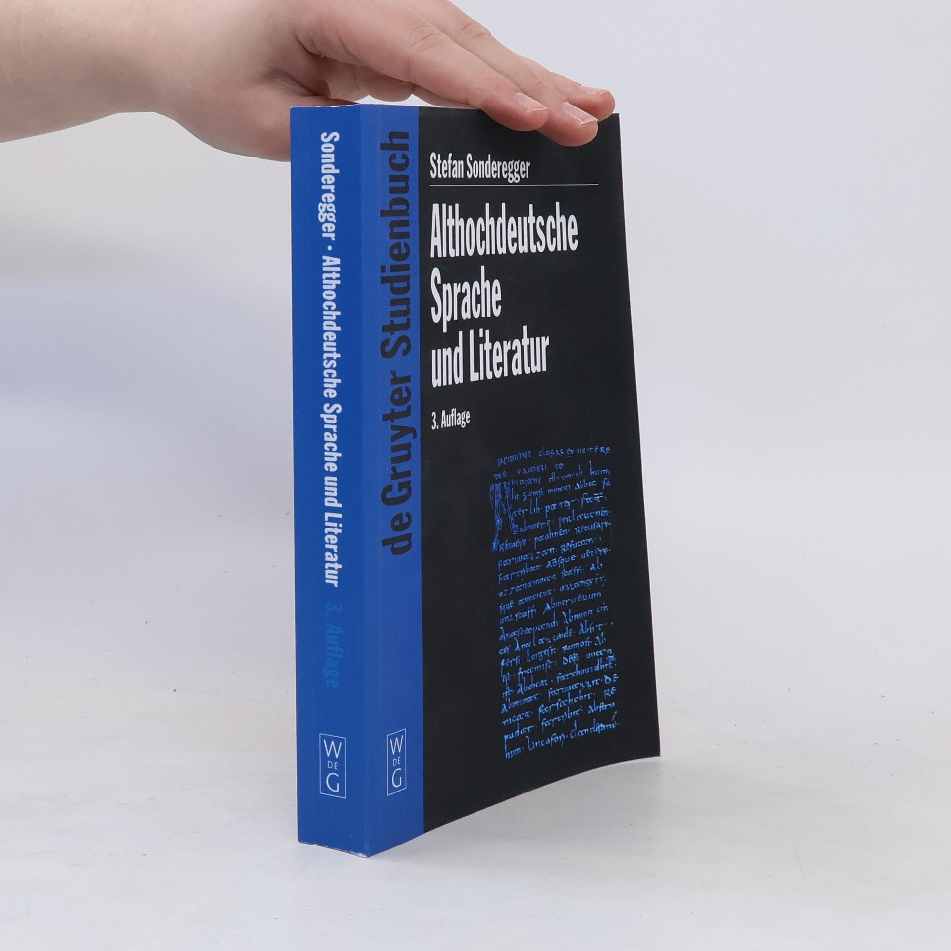 Stefan Sonderegger Althochdeutsche Sprache und Literatur