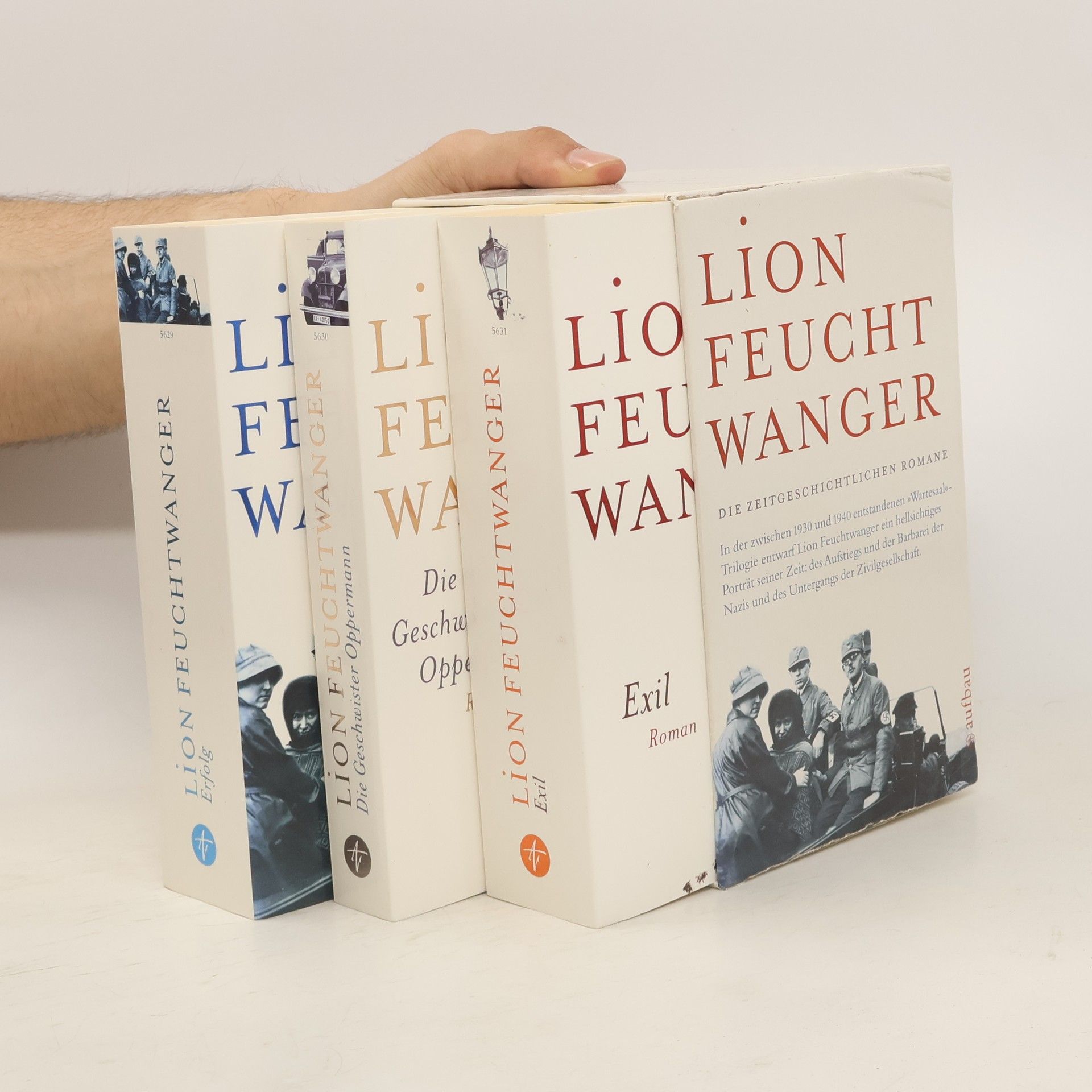 Lion Feuchtwanger Die Wartesaal-Trilogie. Erfolg; Die Geschwister Oppermann; Exil