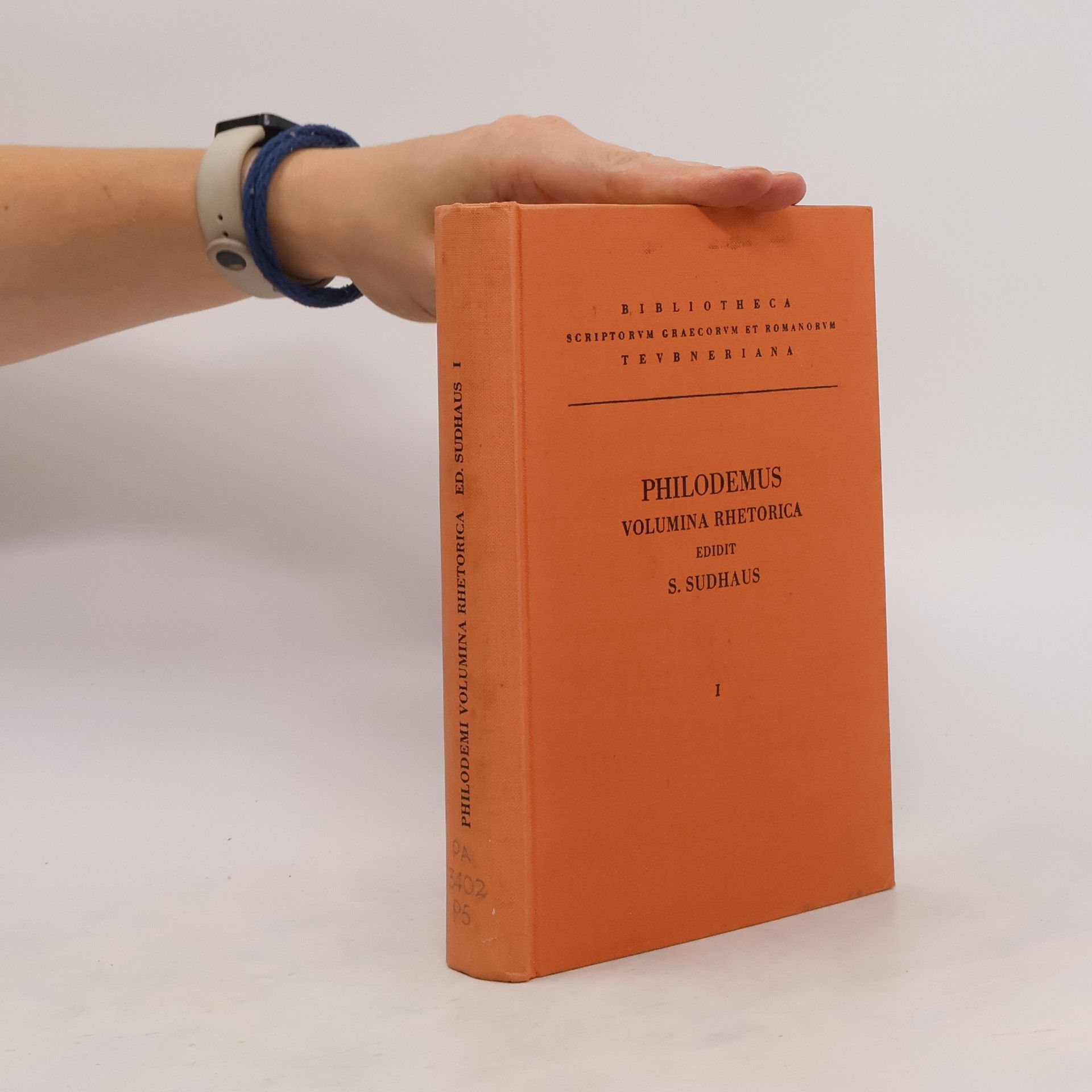 Siegfried Sudhaus Philodemi volumina rhetorica I