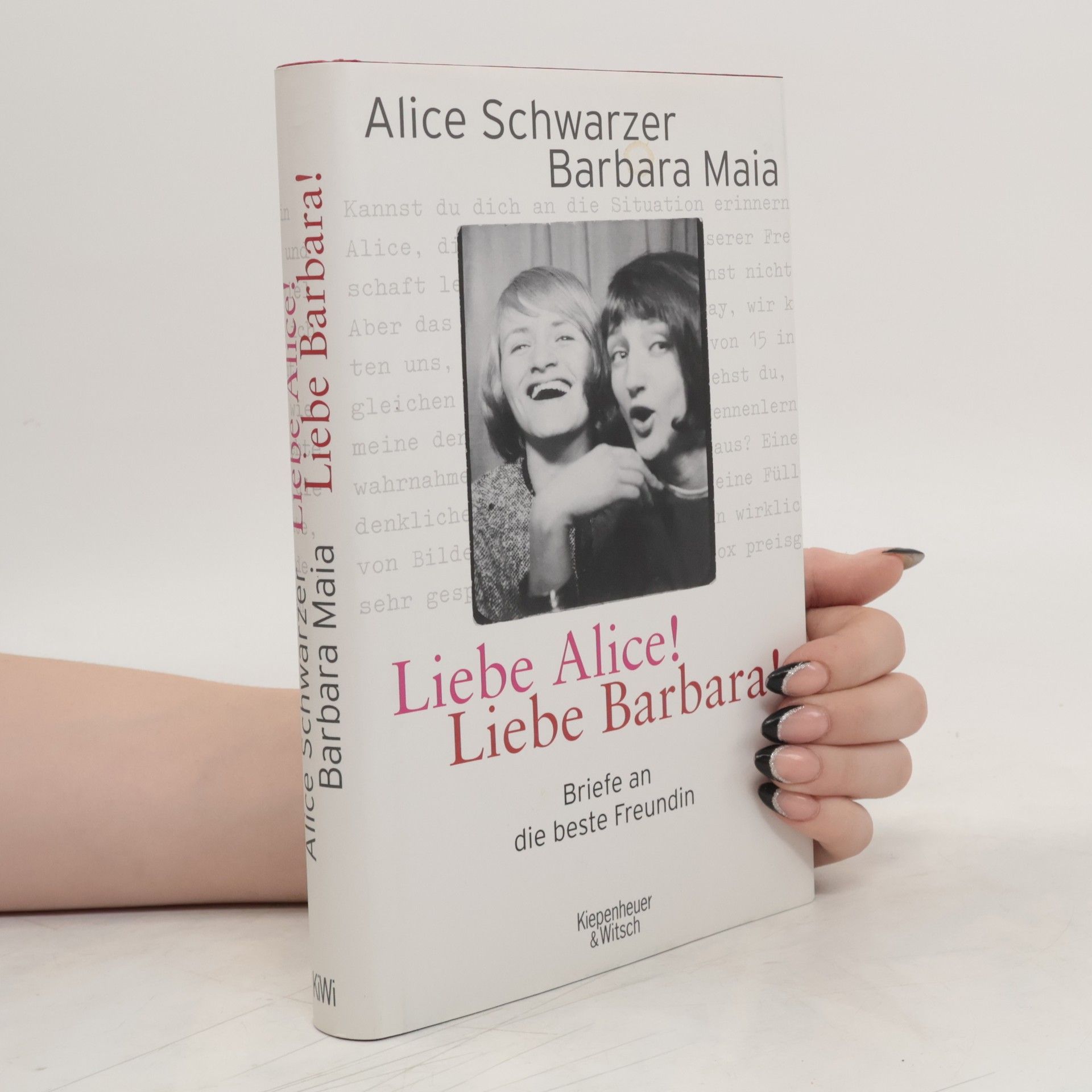 Alice Schwarzer Liebe Alice! Liebe Barbara!