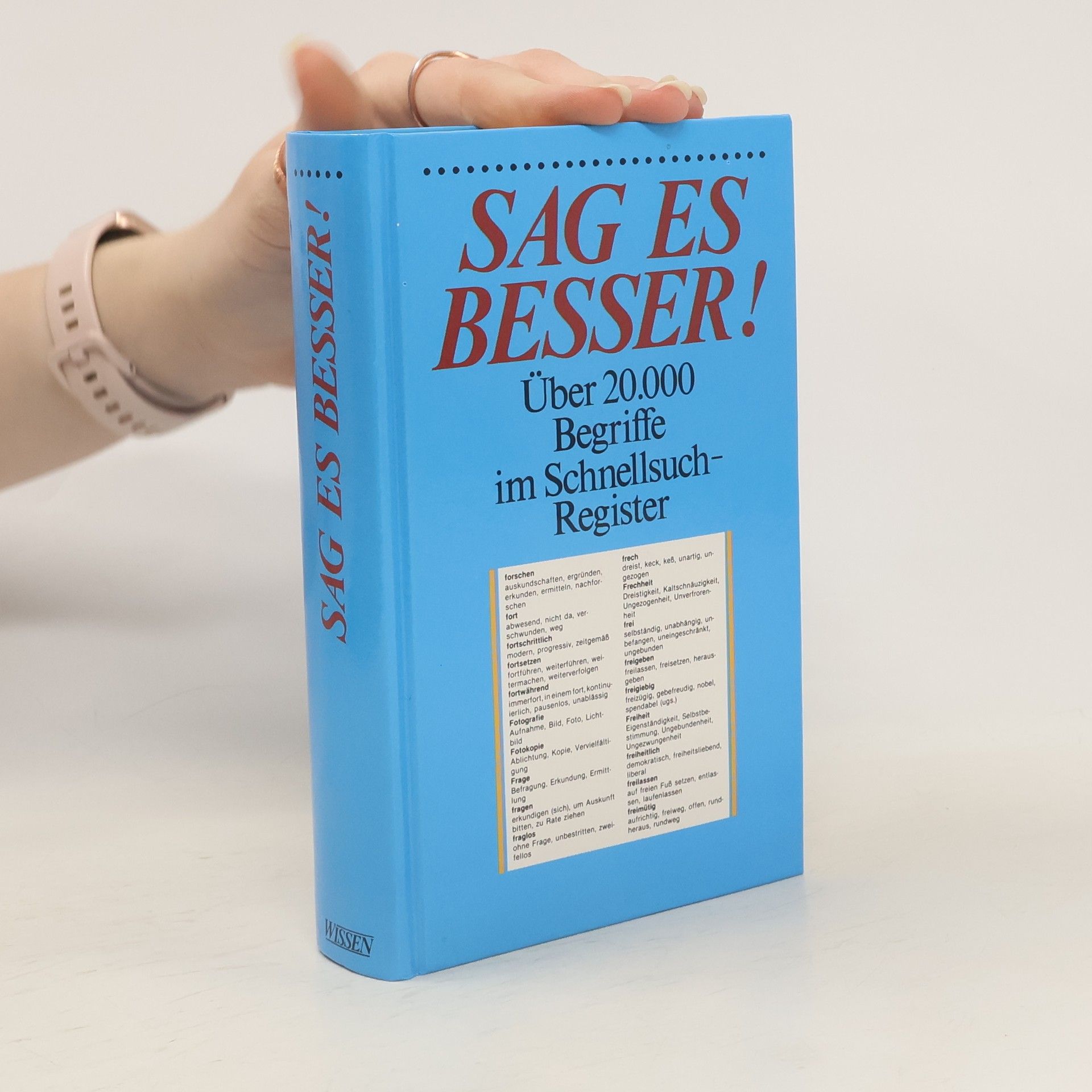 kolektiv Sag es besser! : über 20,000 Begriffe im Schnellsuch-Register.