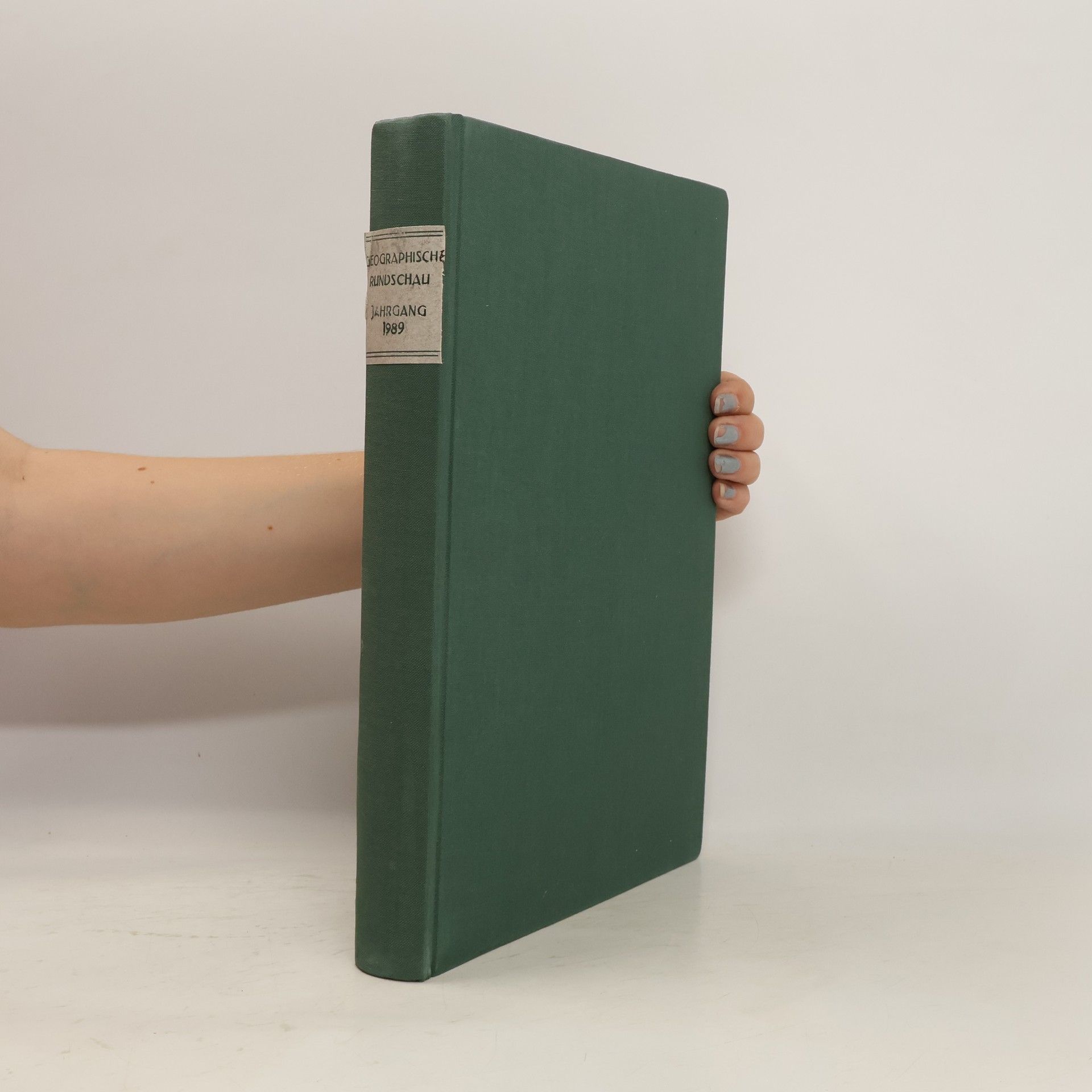 Collectif d'auteurs Geographische Rundschau. Jahrgang 1989