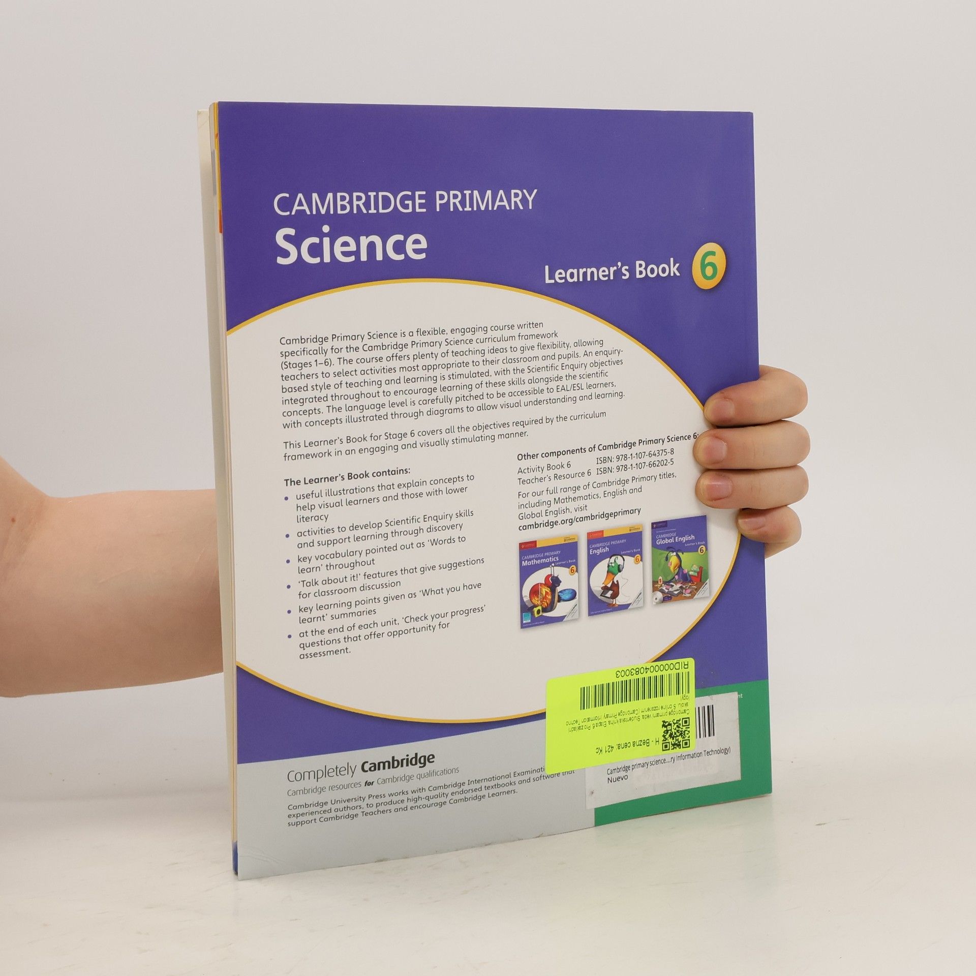 Fiona Baxter Cambridge Primary Science Stage 6 Learner's Book 6