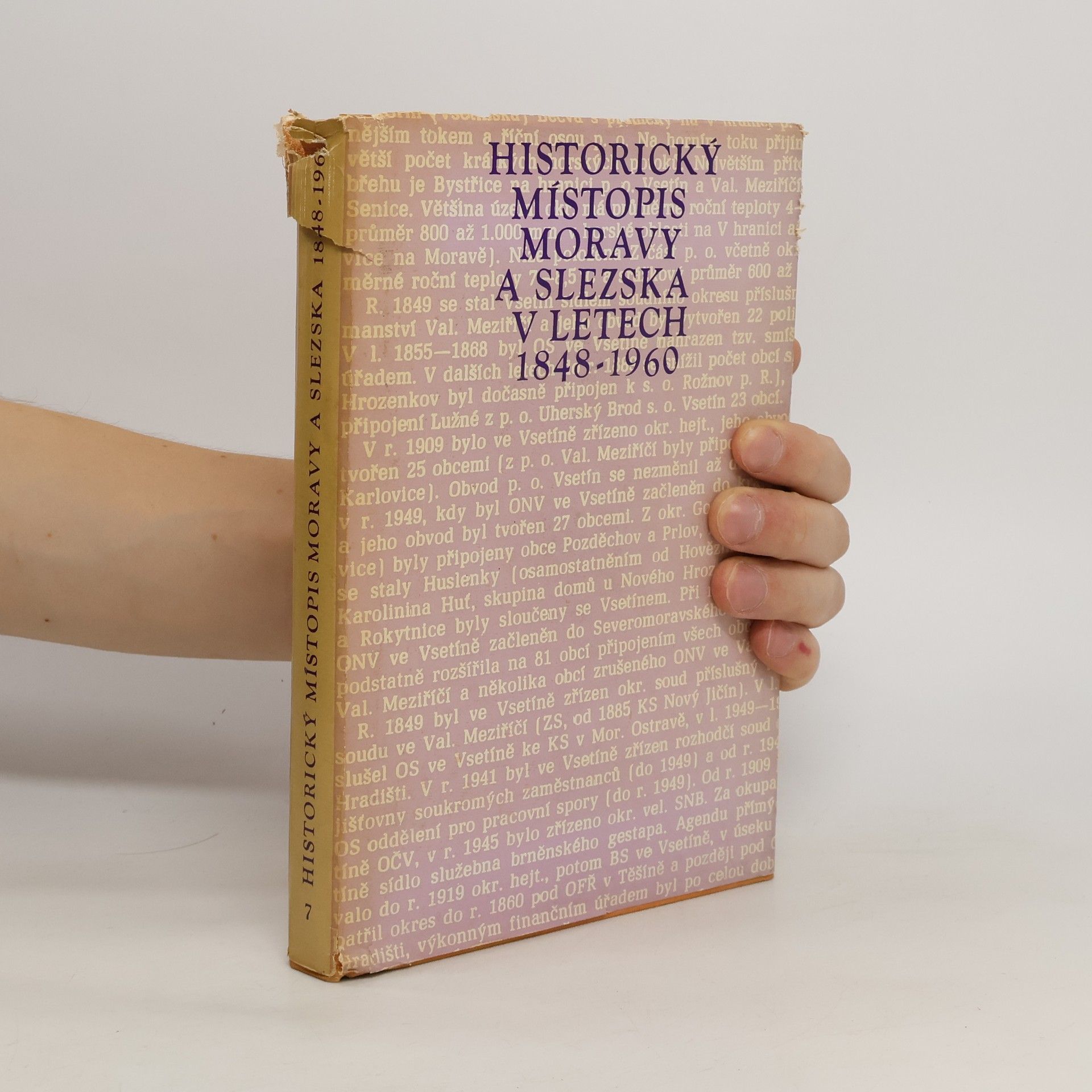 kolektiv Historický místopis Moravy a Slezska v letech 1848-1960