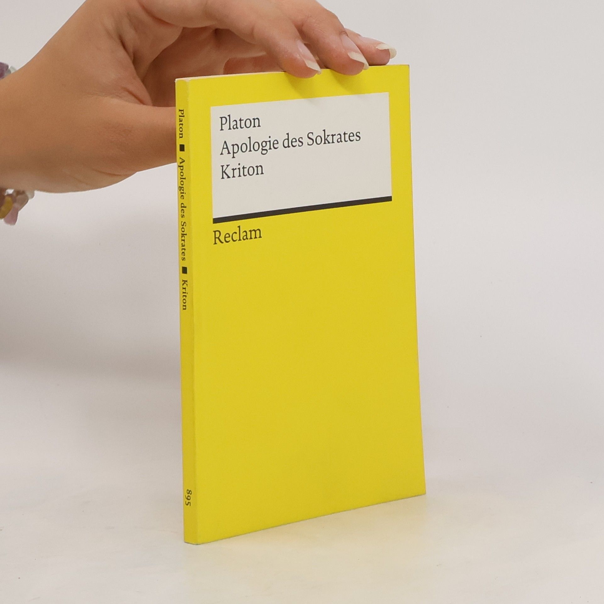 Platón Apologie des Sokrates Kriton