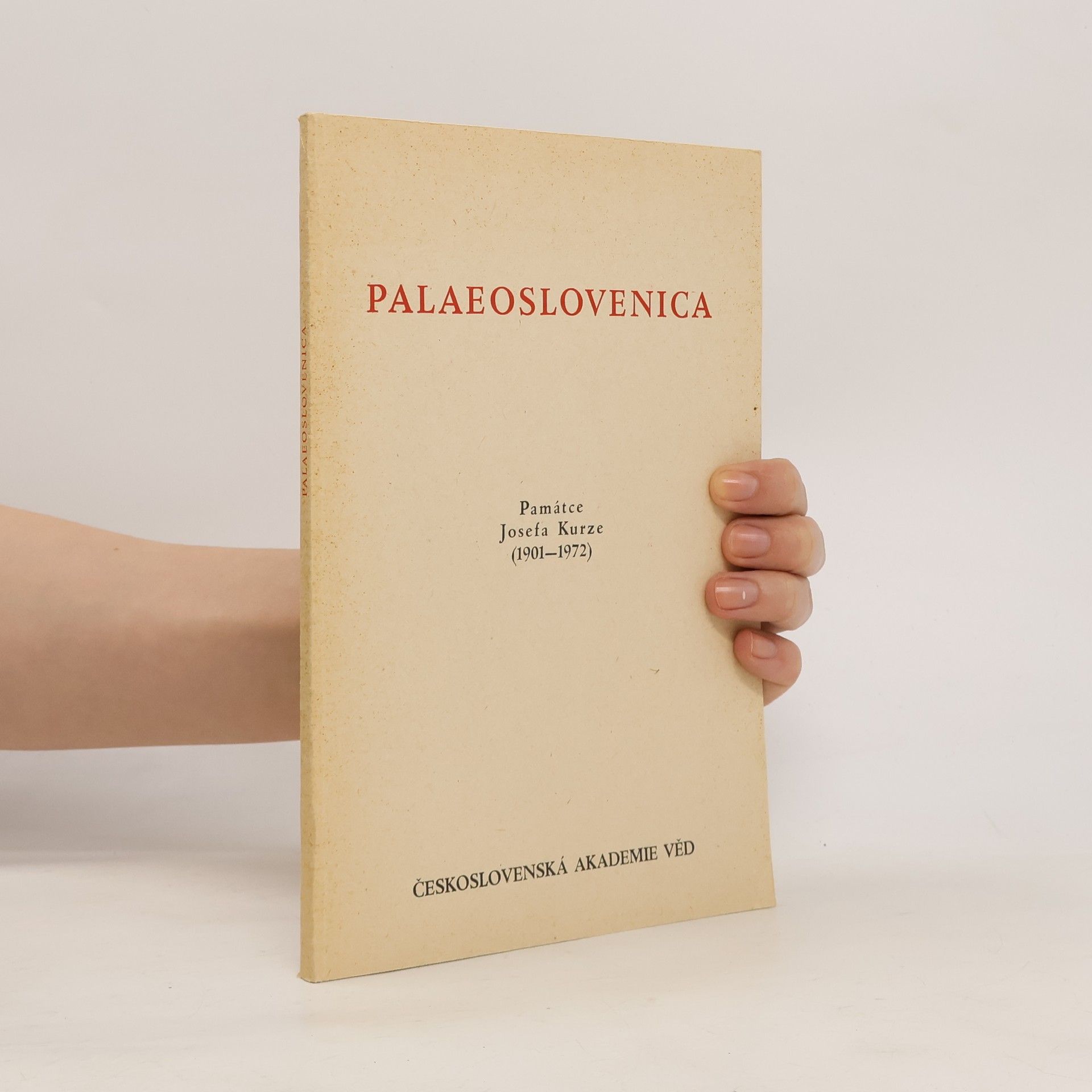 Kolektiv autorů Palaeoslovenica