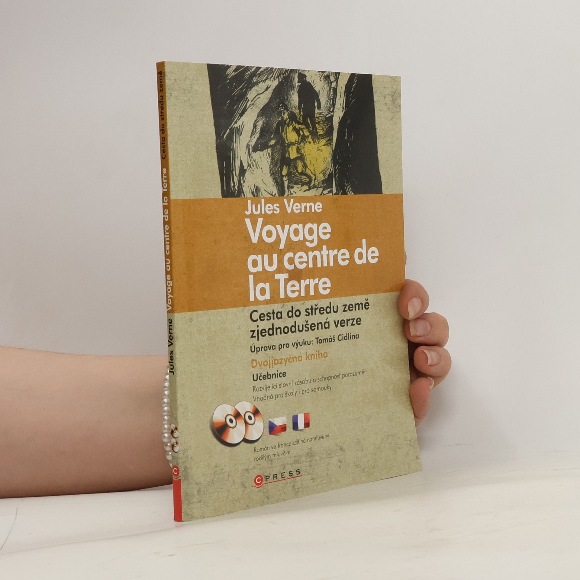 Jules Verne Cesta do středu Země. Voyage au centre de la Terre.
