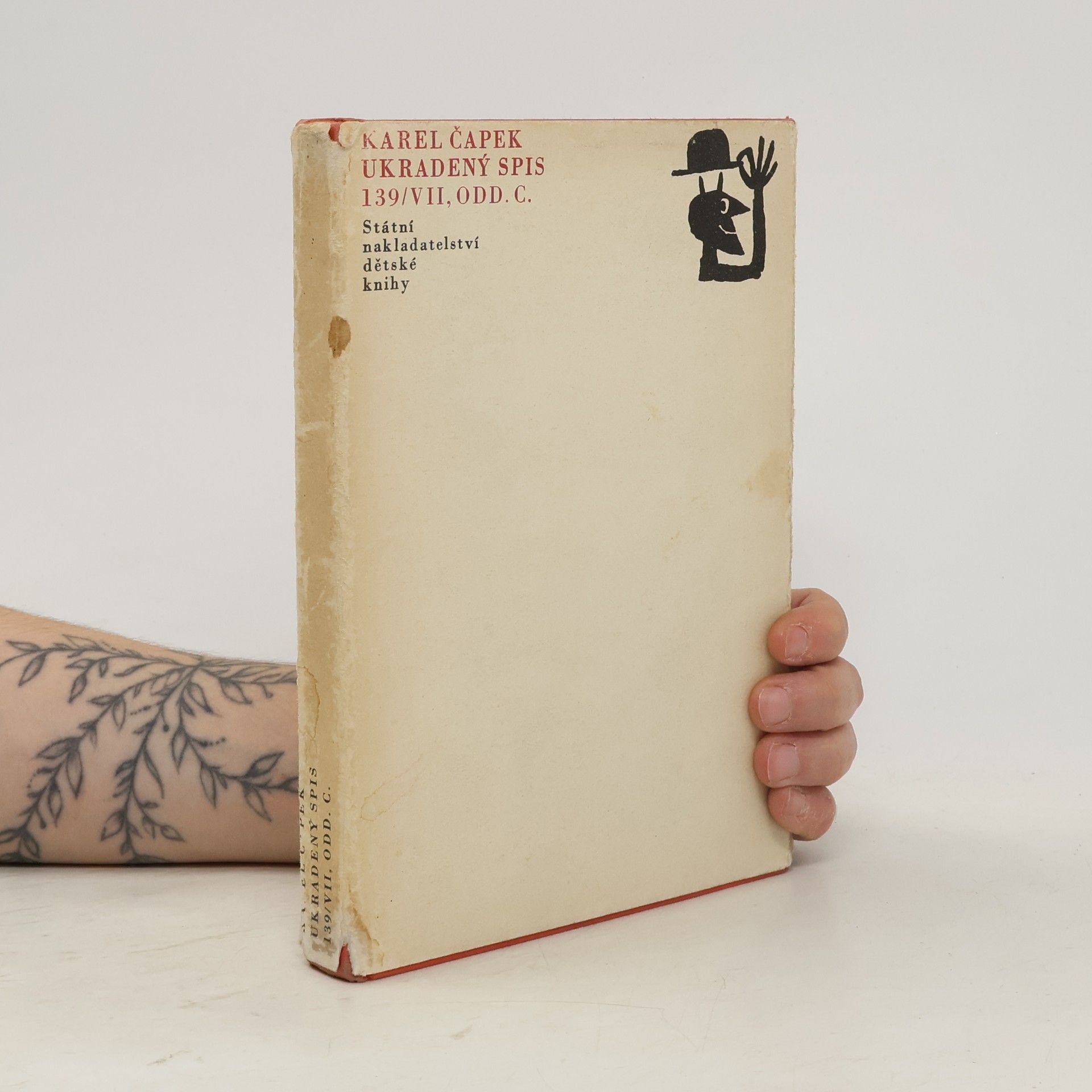 Karel Čapek Ukradený spis 139/VII, odd. C