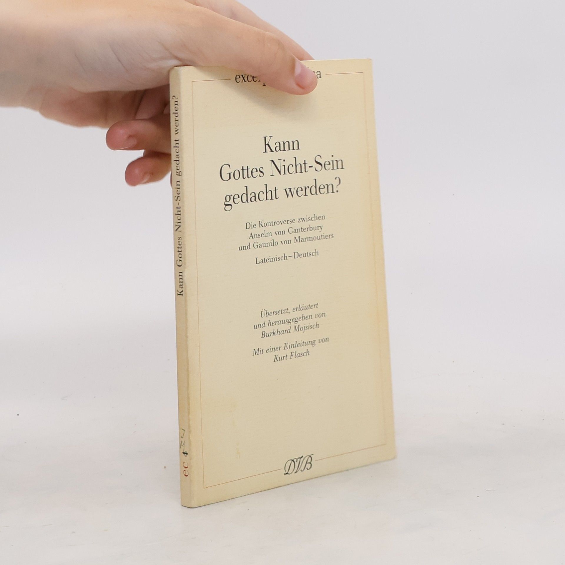 Anselm z. Canterbury Kann Gottes Nicht-Sein gedacht werden?
