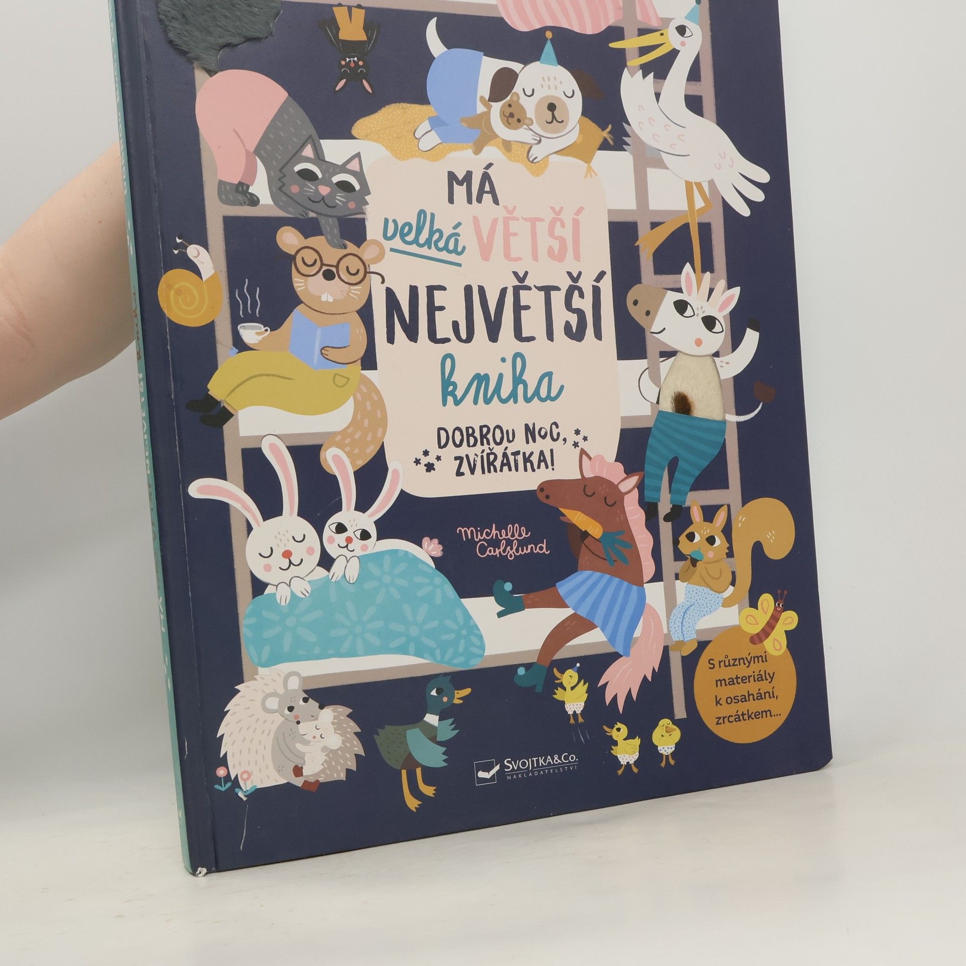 Carlsund Michelle Má velká větší největší kniha Dobrou noc, zvířátka!