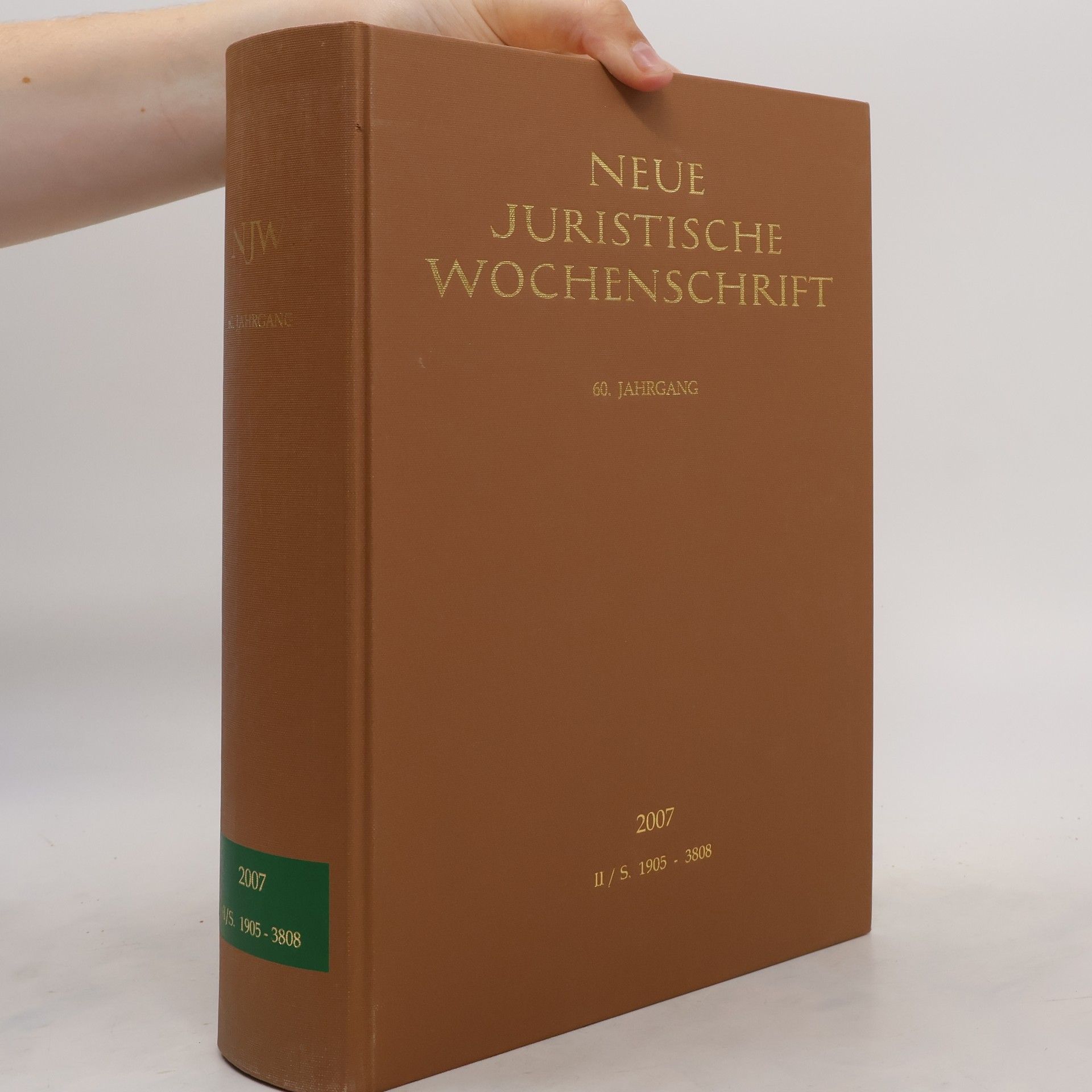 Autorenkollektiv Neue Juristische Wochenschrift. II/S 1905