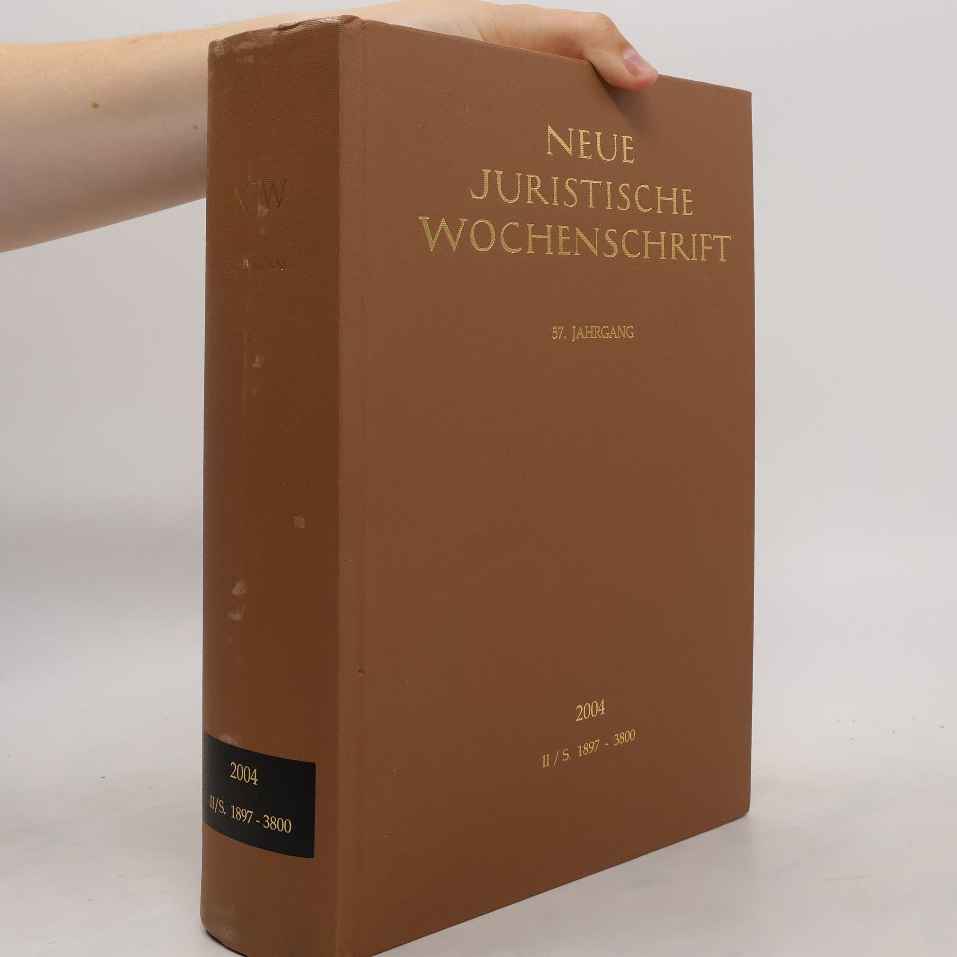 Autorenkollektiv Neue juristische Wochenschrift. II/S. 1897 - 3800