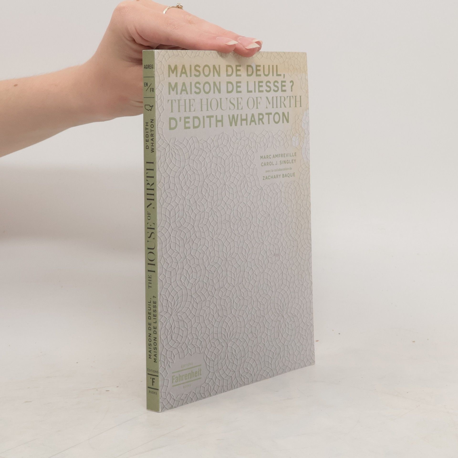 Marc Amfreville Maison de deuil, maison de liesse?