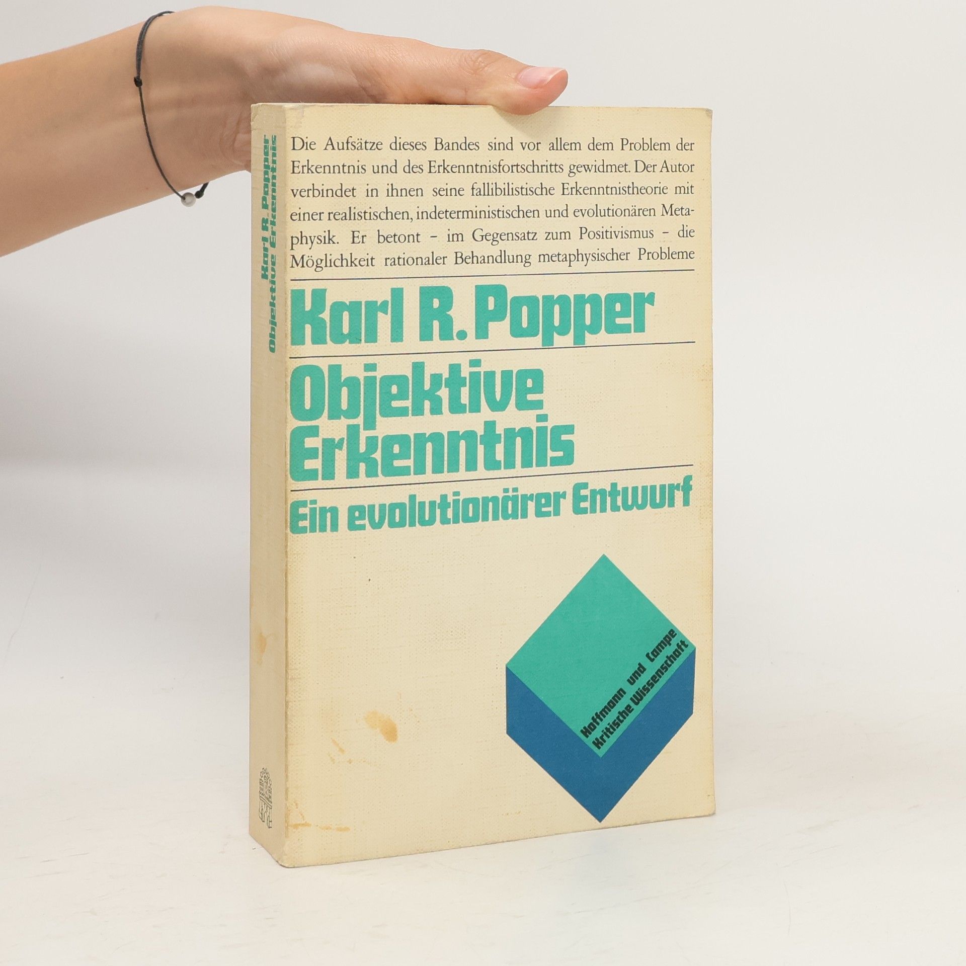 Karl R. Popper Objektive Erkenntnis