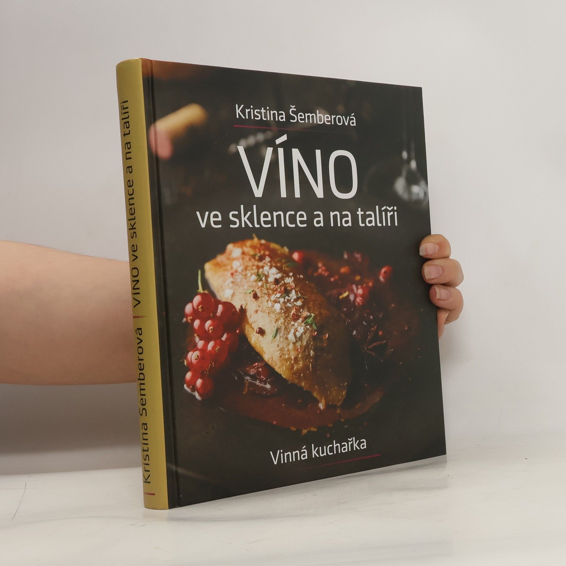 Kristina Šemberová Víno ve sklence a na talíři - Vinná kuchařka