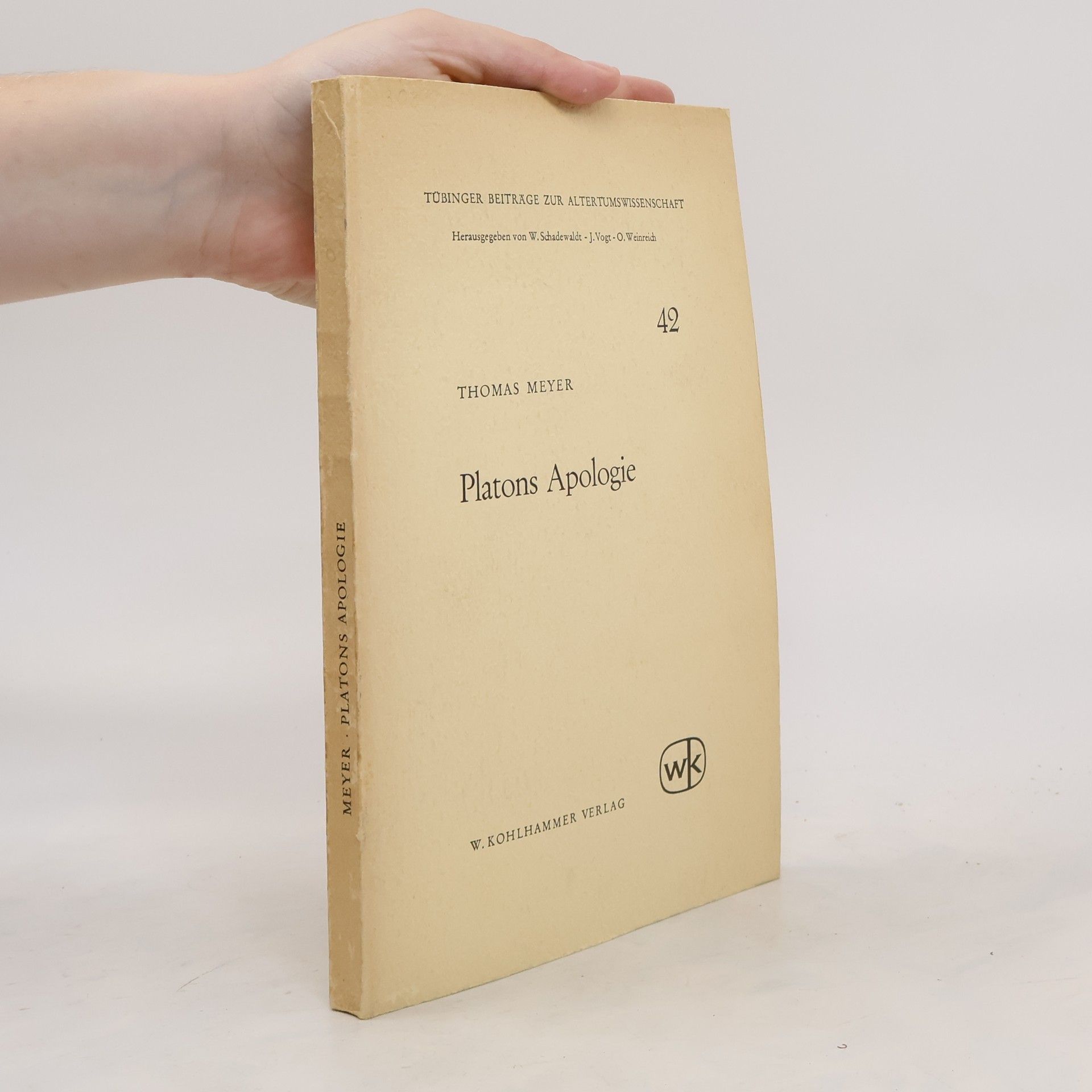 Thomas Meyer Platons Apologie
