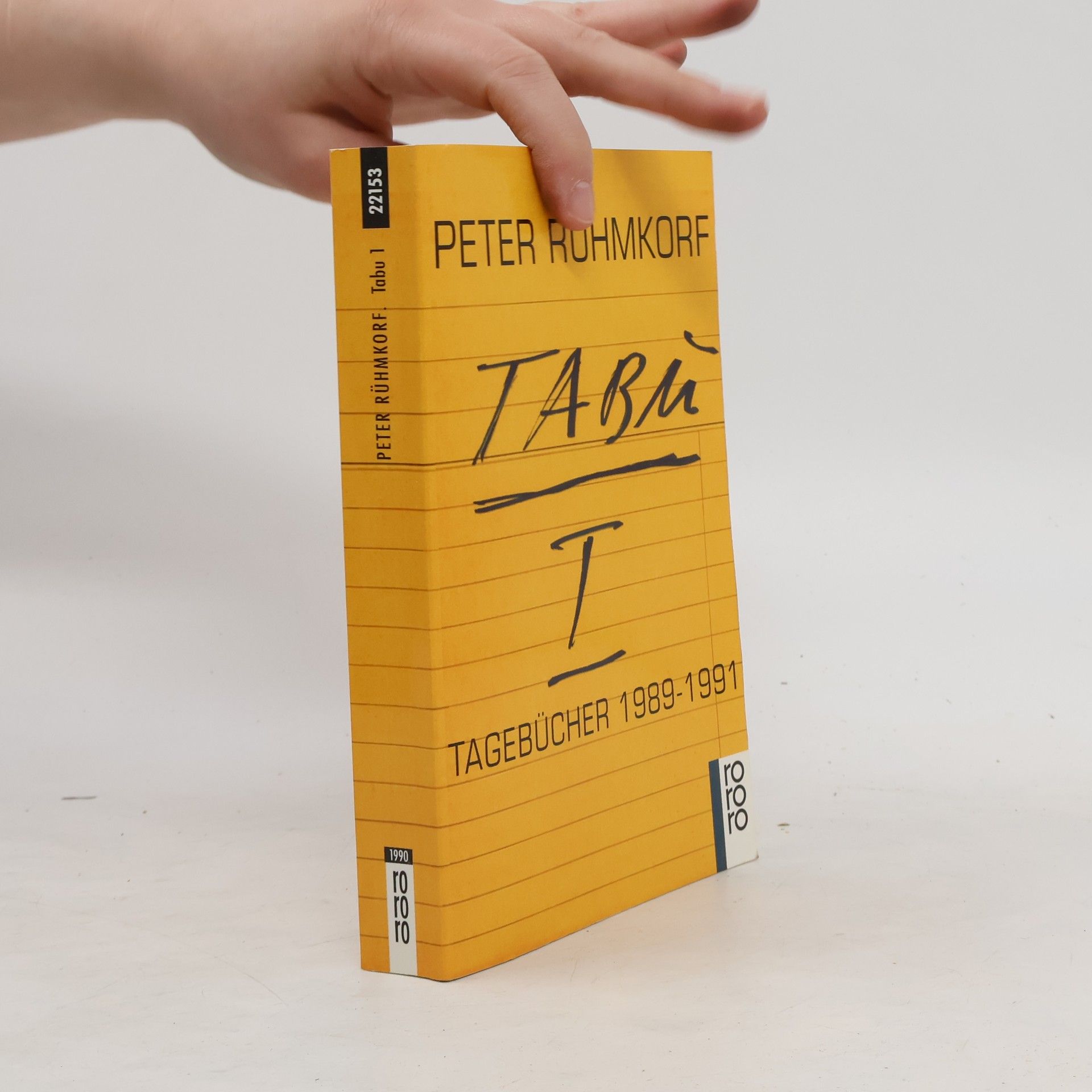 Peter Rühmkorf Tabu. Bd.I