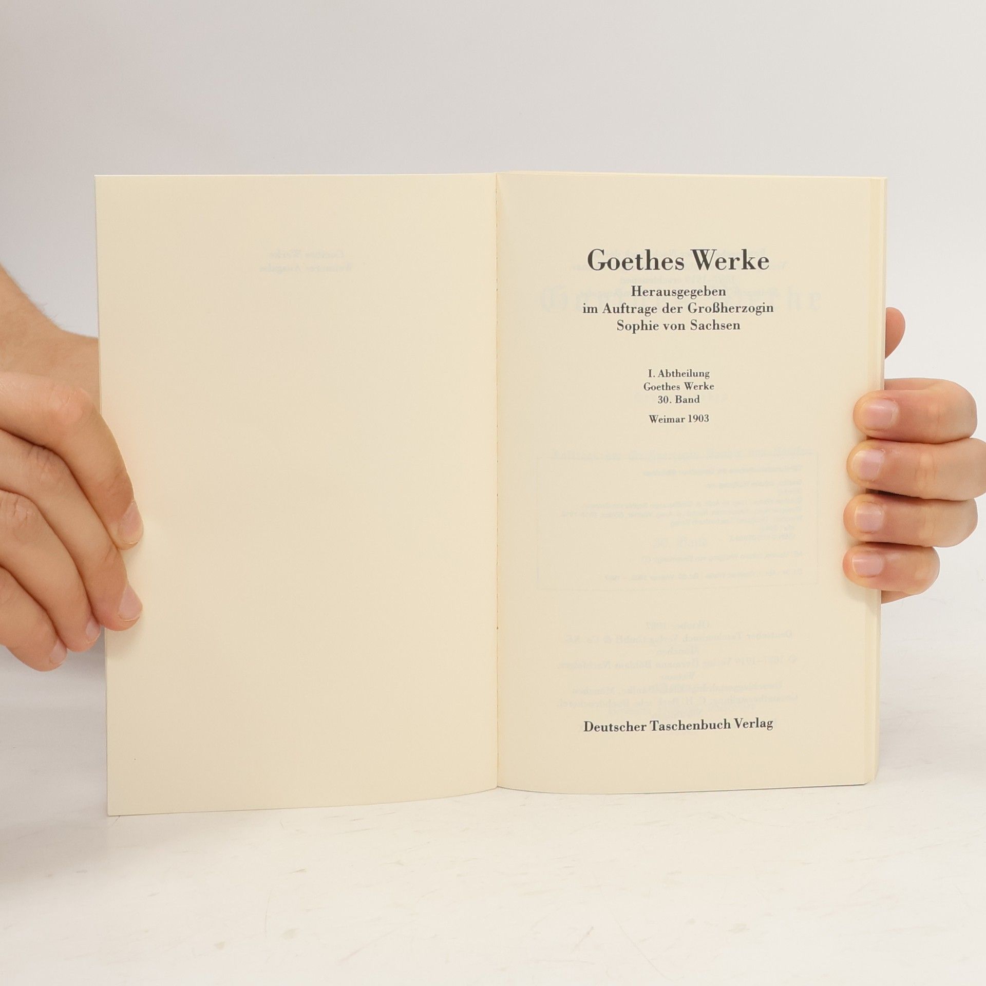 Johann Wolfgang von Goethe Goethes Werke. Weimarer Ausgabe 34