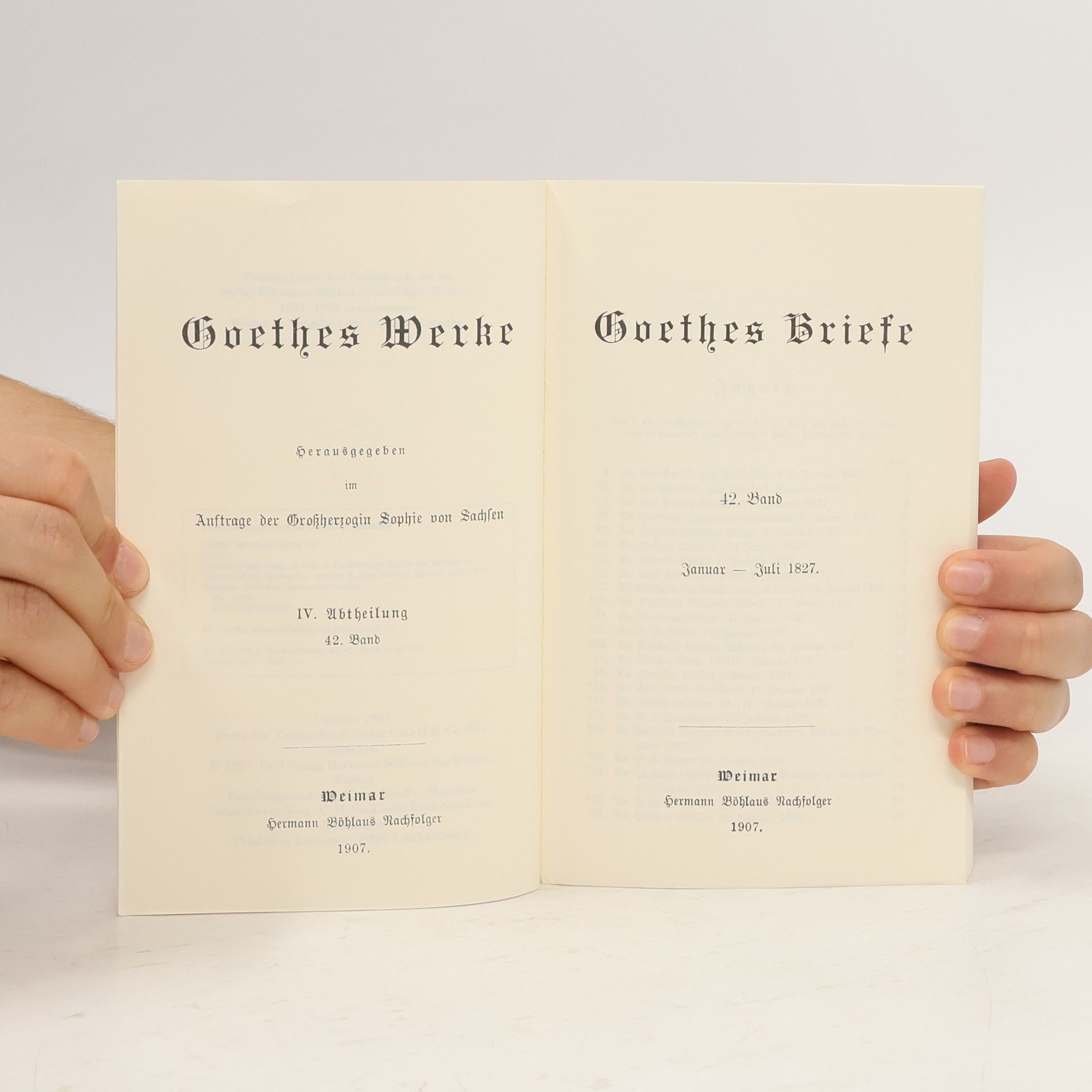 Johann Wolfgang von Goethe Goethes Werke. Weimarer Ausgabe 135