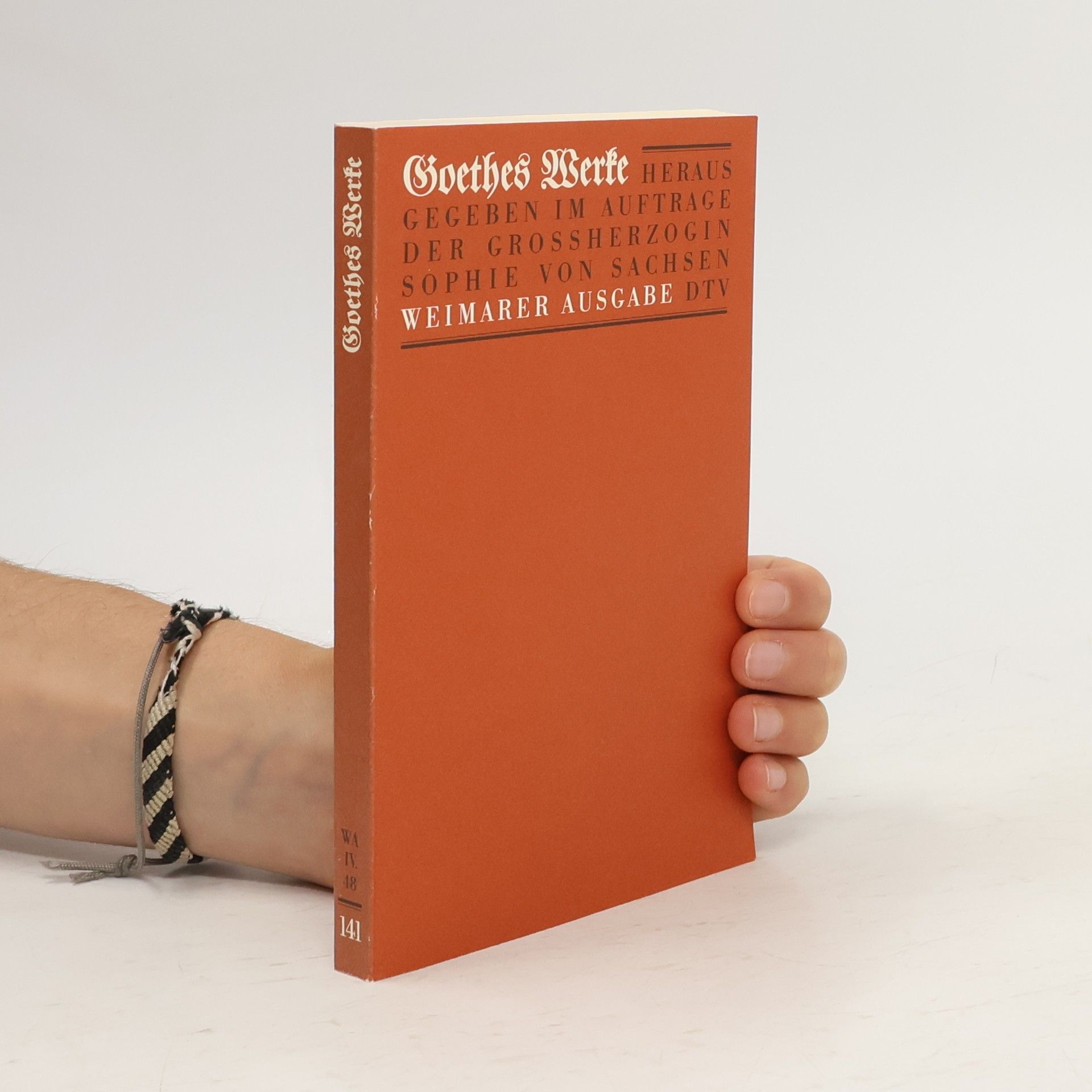Johann Wolfgang von Goethe Goethes Werke 141