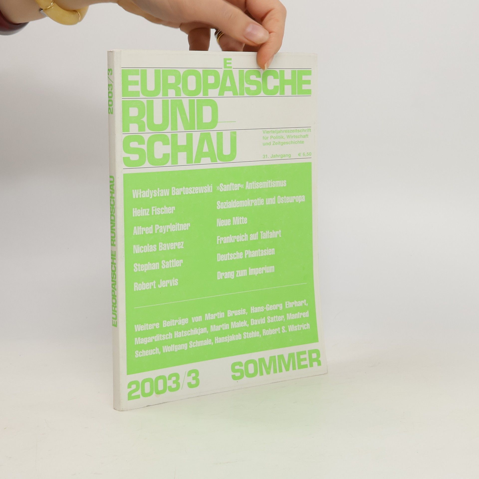 Kolektiv autorů Europäische Rundschau 3/2003