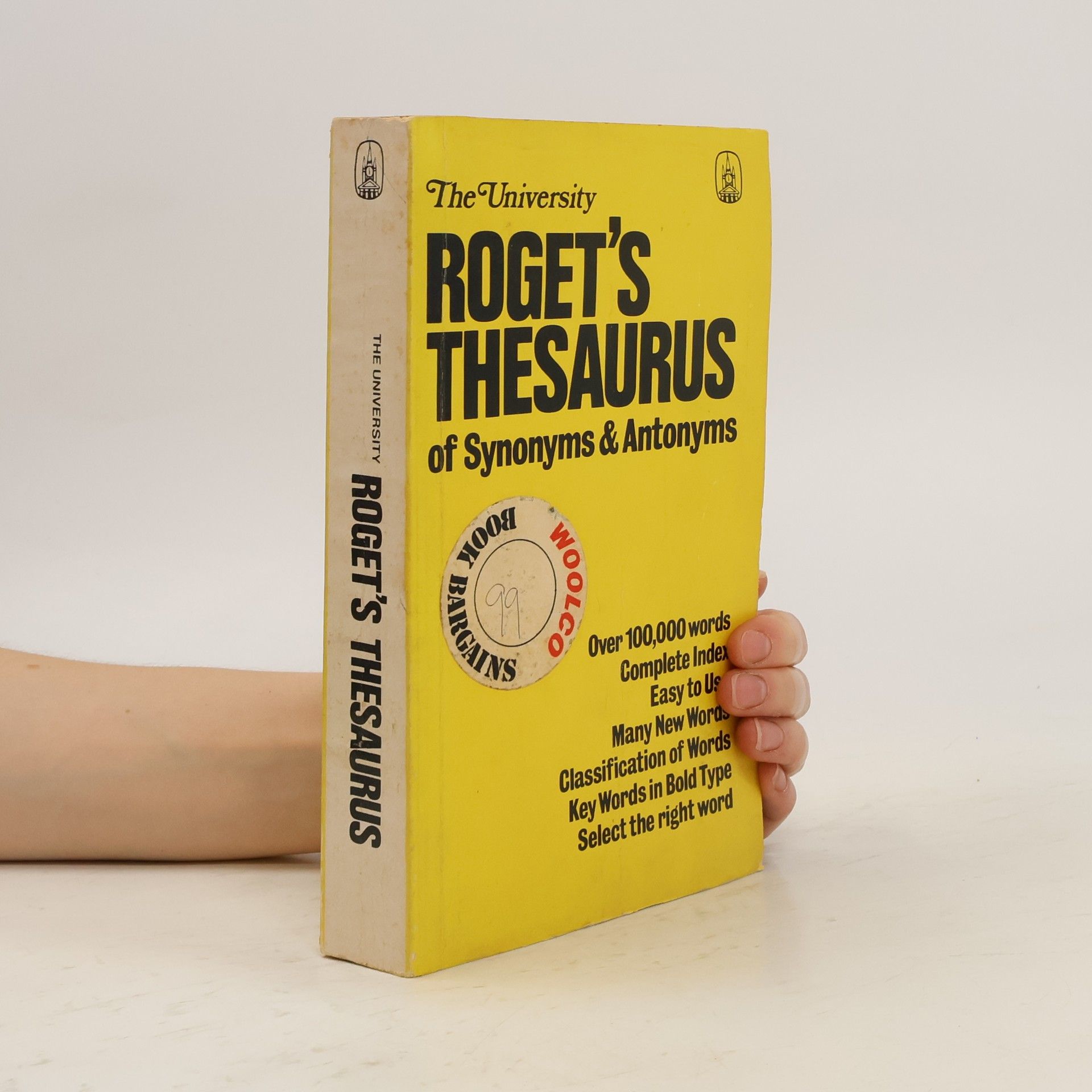 Peter Mark Roget Roget's Thesaurus of Synonyms and Antonyms