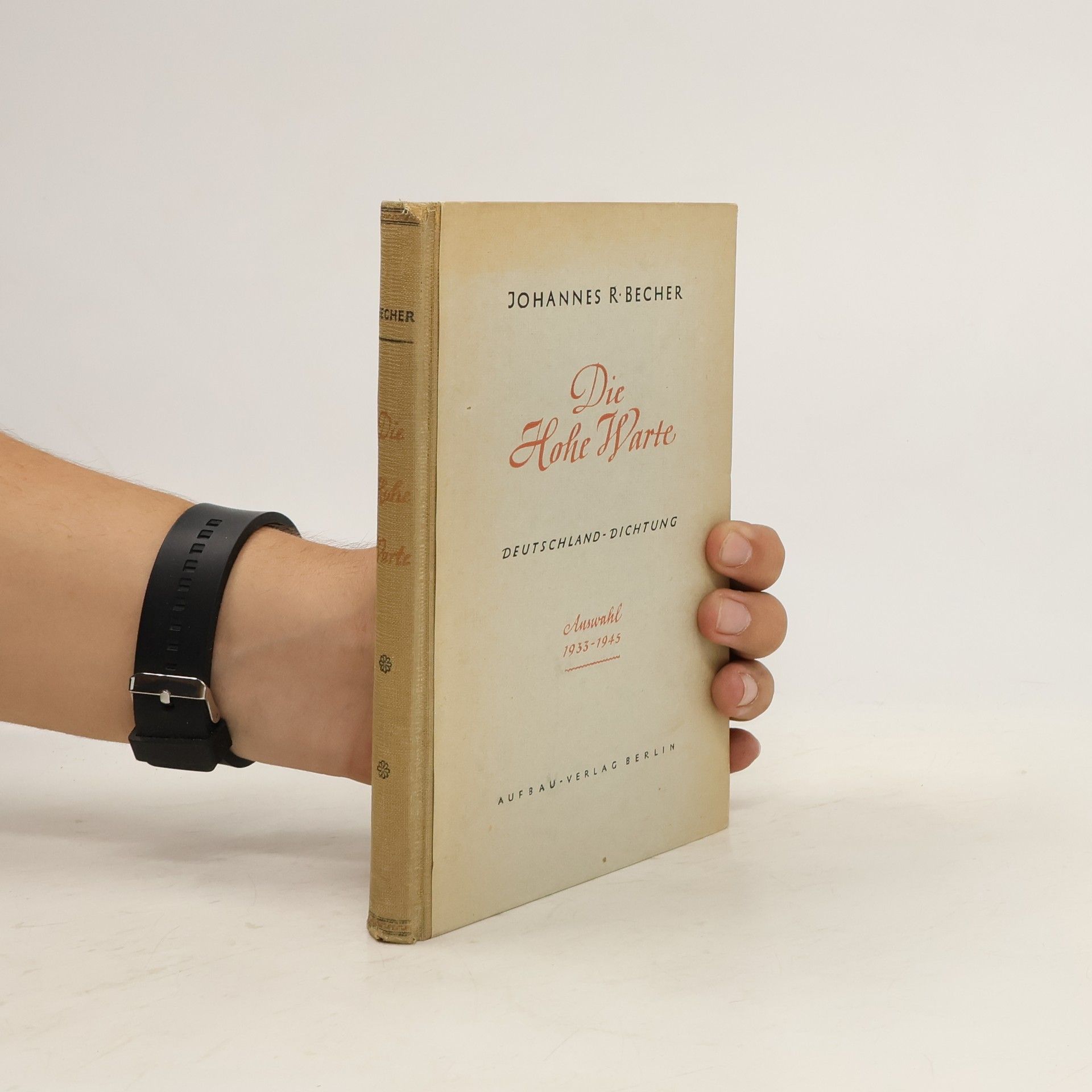 Johannes R. Becher Die hohe Warte