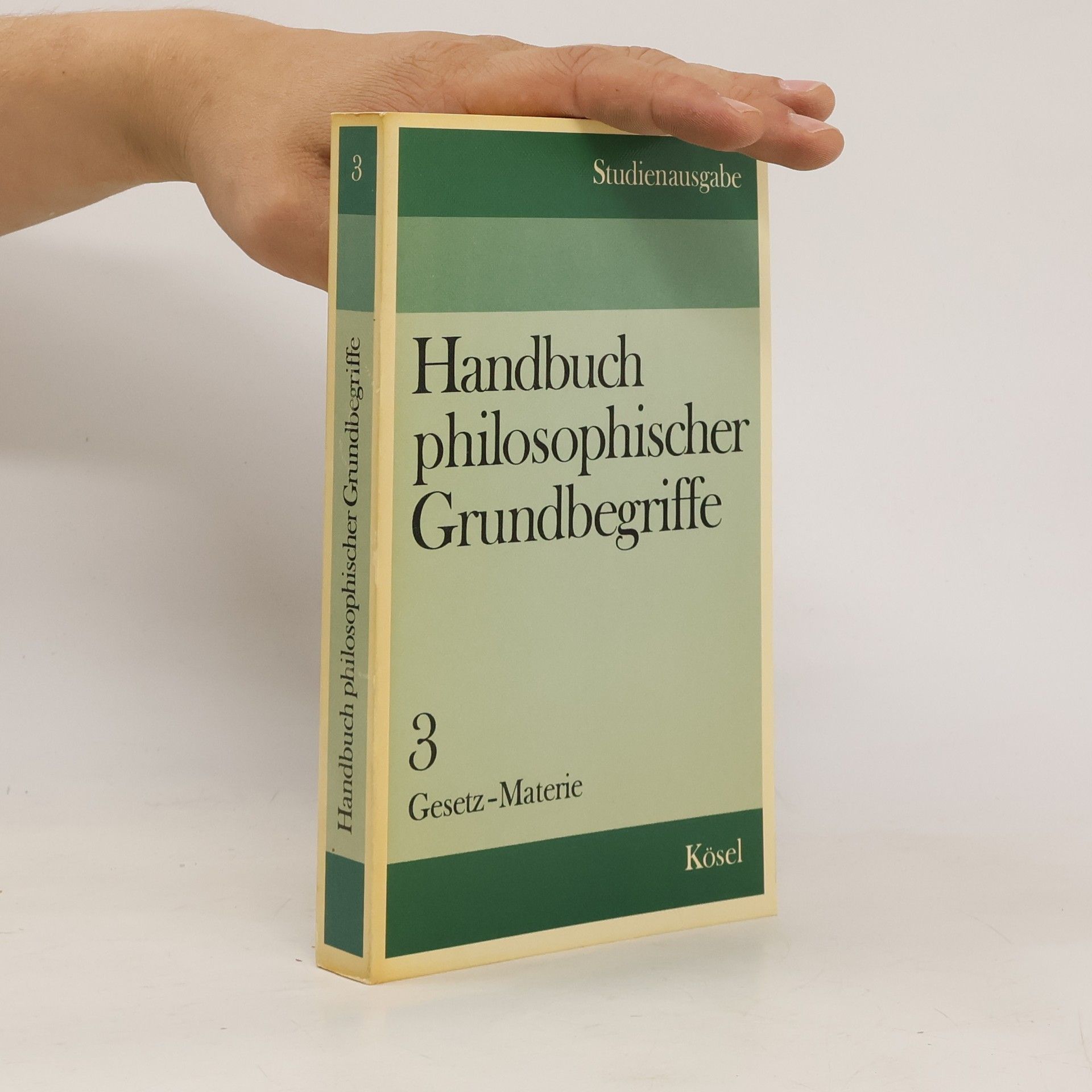 Hermann Krings Handbuch philosophischer Grundbegriffe 3