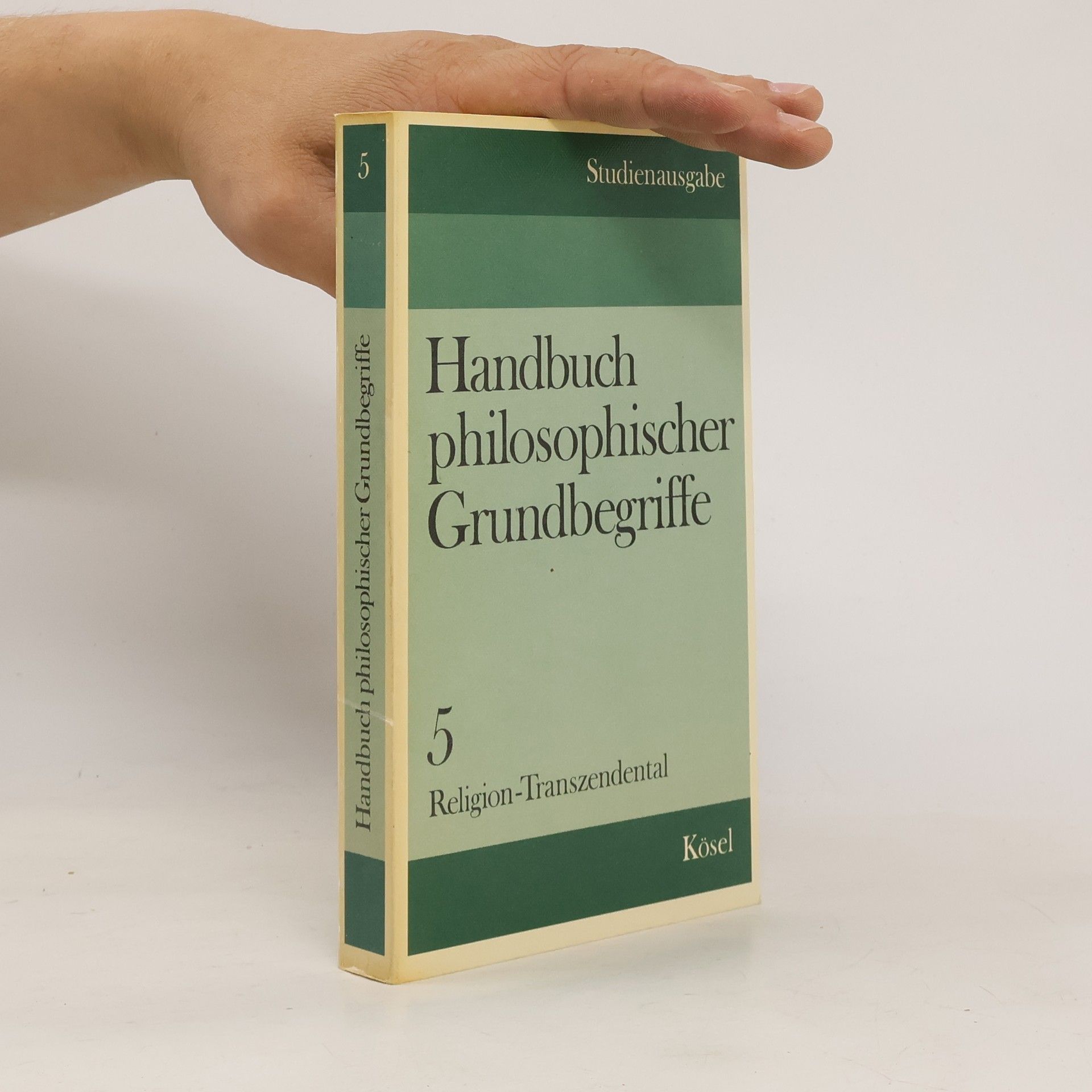 Hermann Krings Handbuch philosophischer Grundbegriffe 5