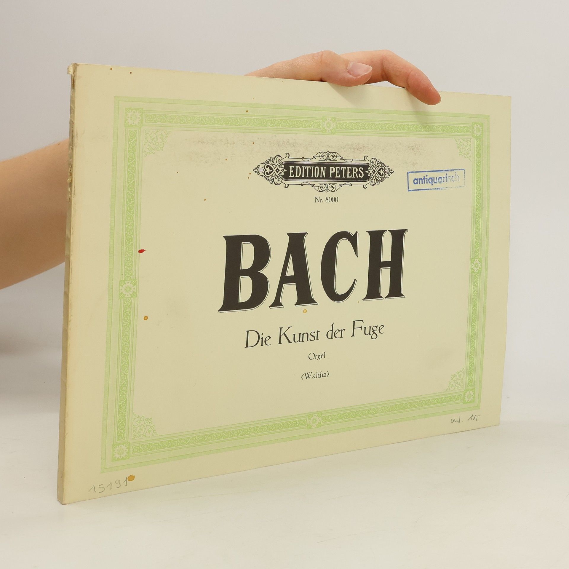 Johann Sebastian Bach Johann Sebastian Bach: Die Kunst der Fuge