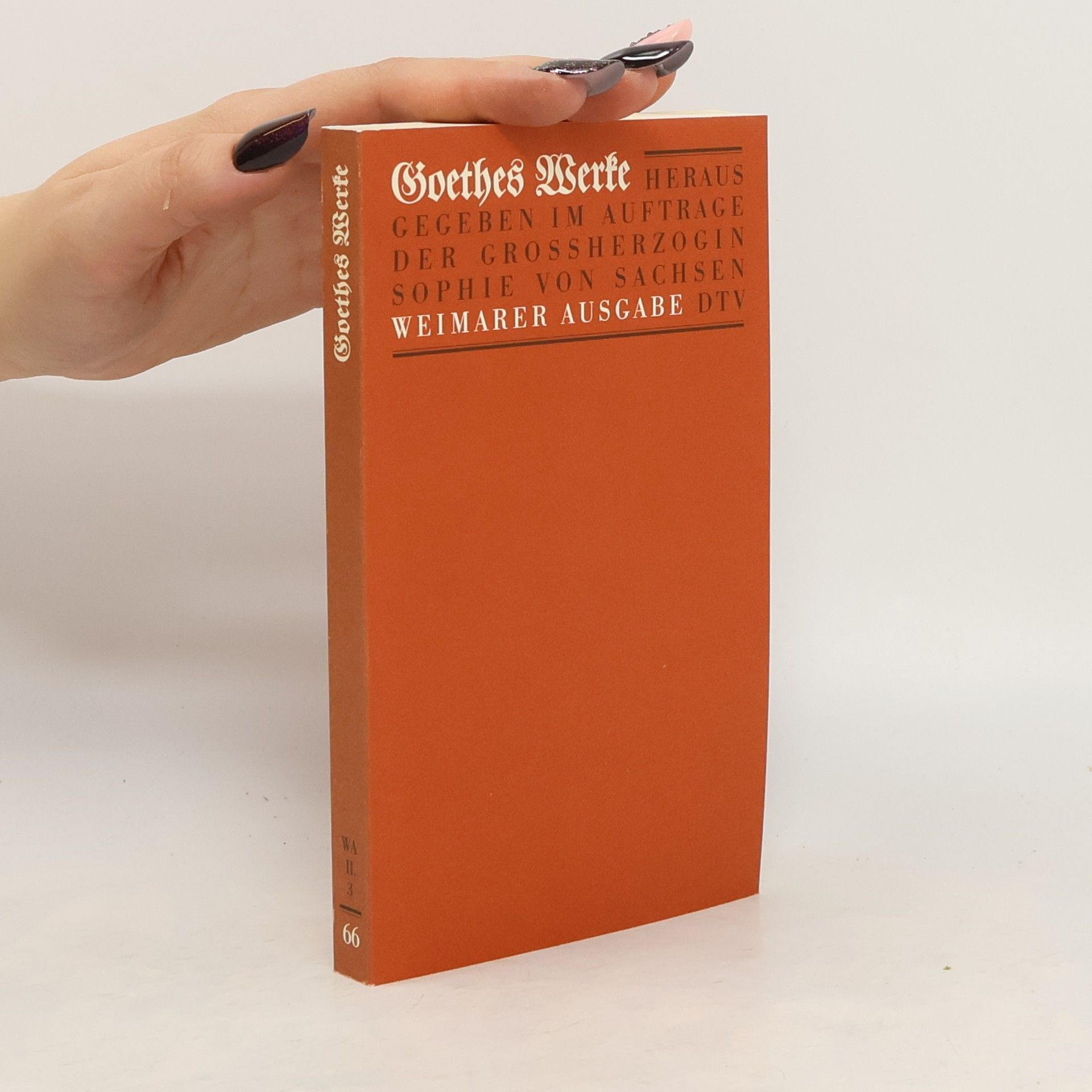 Johann Wolfgang von Goethe Goethes Werke 66