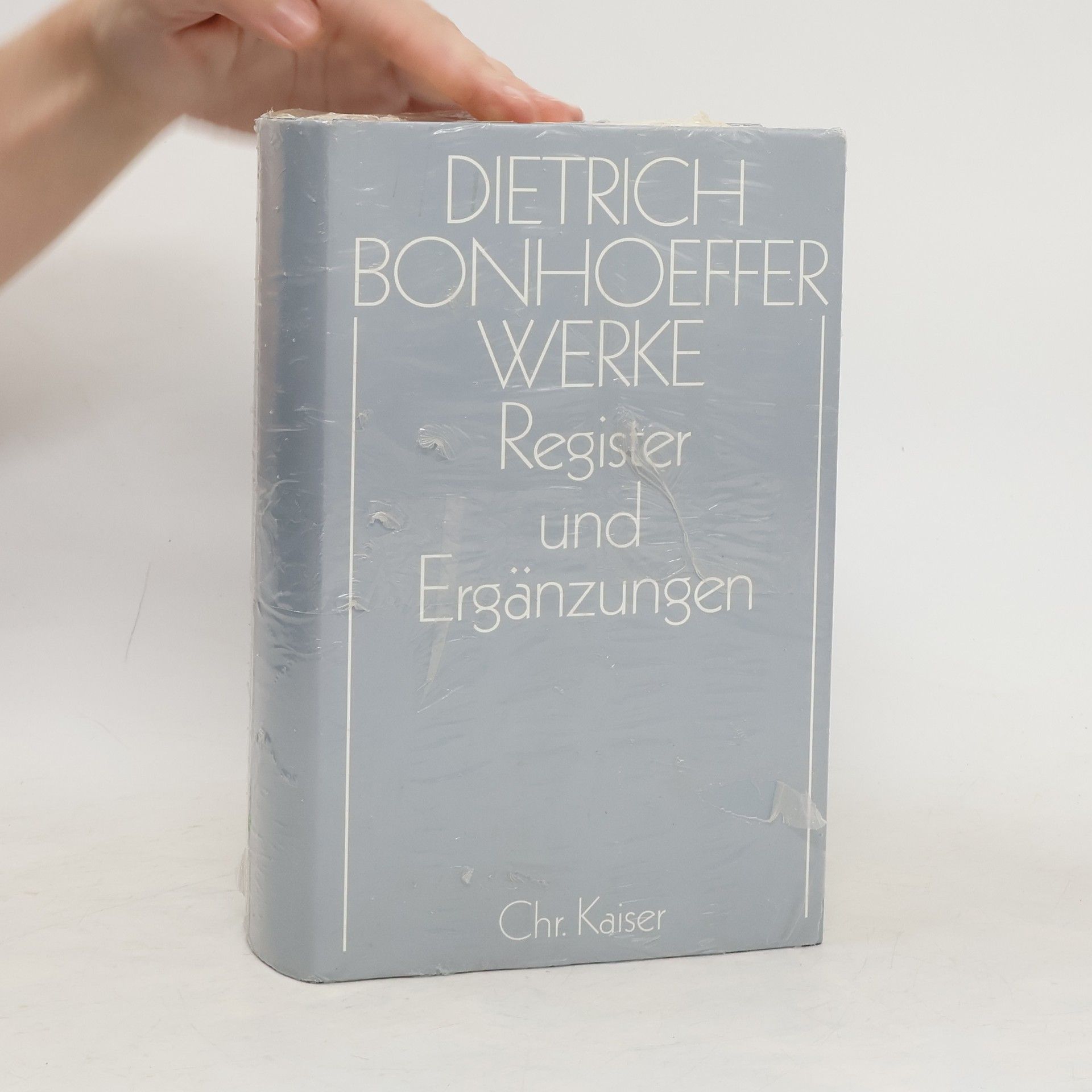 Dietrich Bonhoeffer Dietrich Bonhoeffer Werke: Register und Ergänzungen
