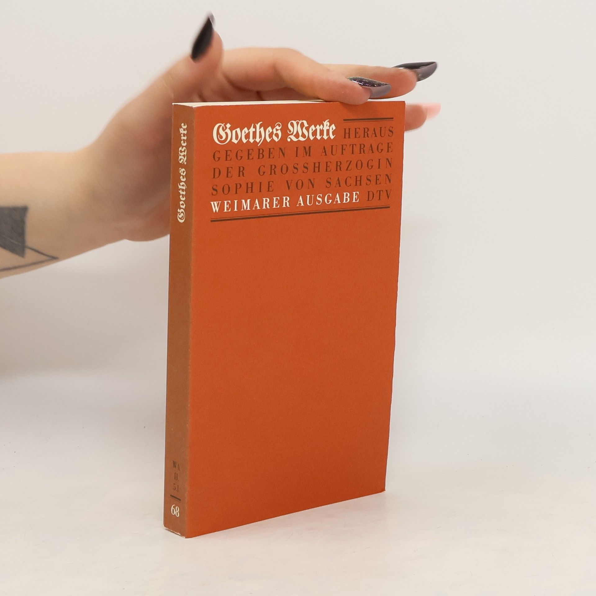 Johann Wolfgang von Goethe Goethes Werke 68